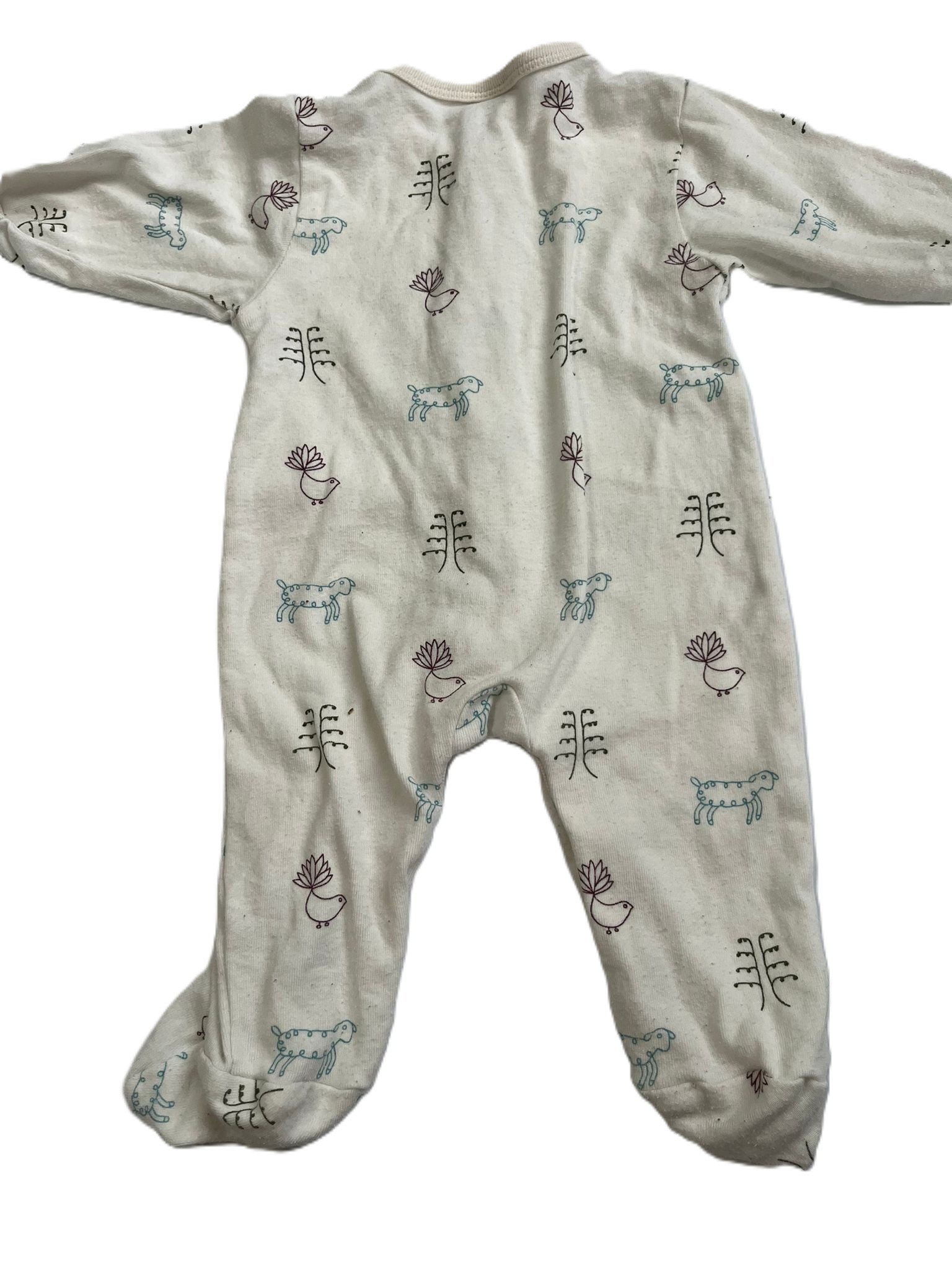 Nature Baby Fantail Sleepsuit (0-3mon)