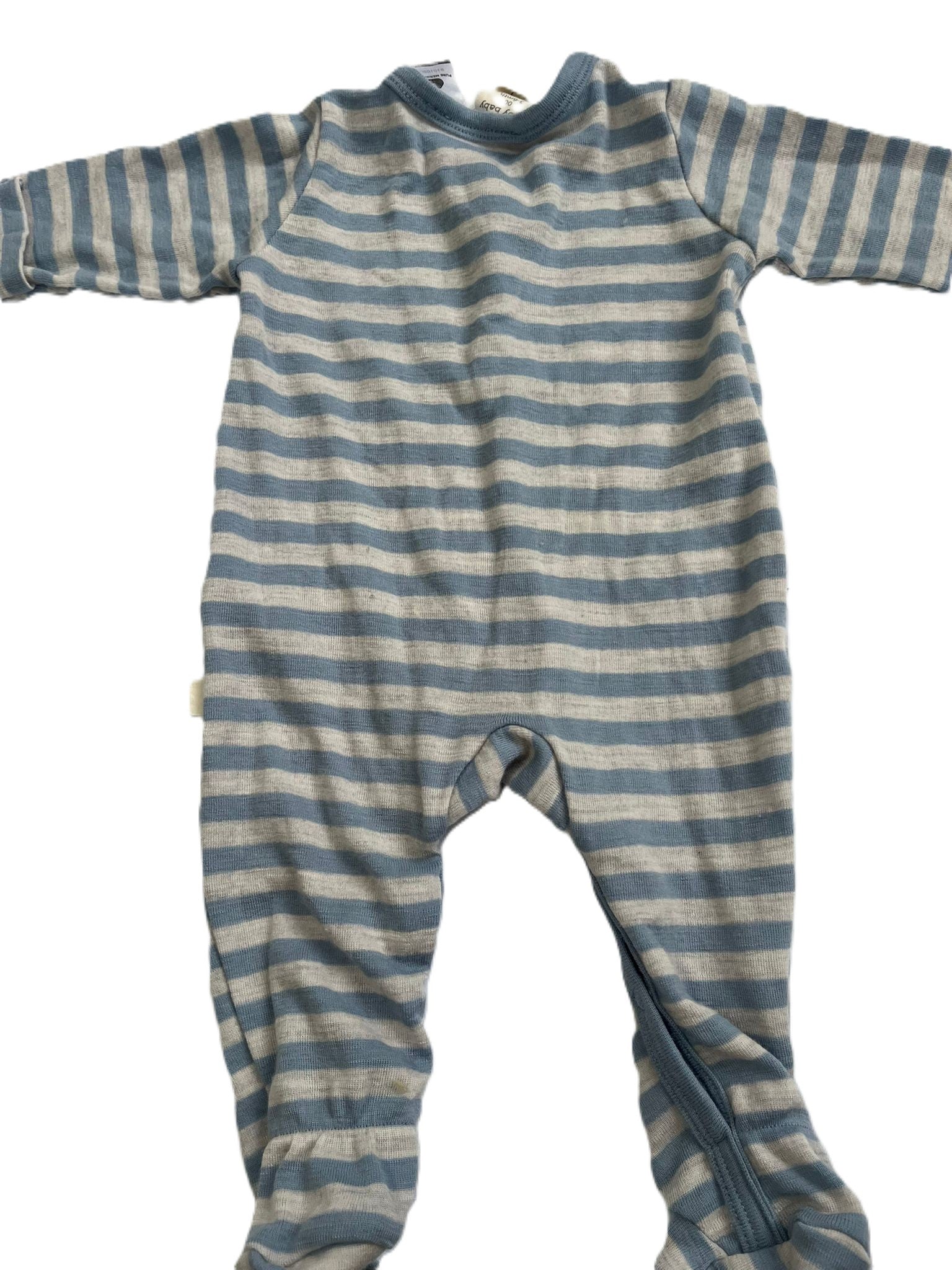 Baby Baby Merino Striped Sleepsuit (3-6mon)