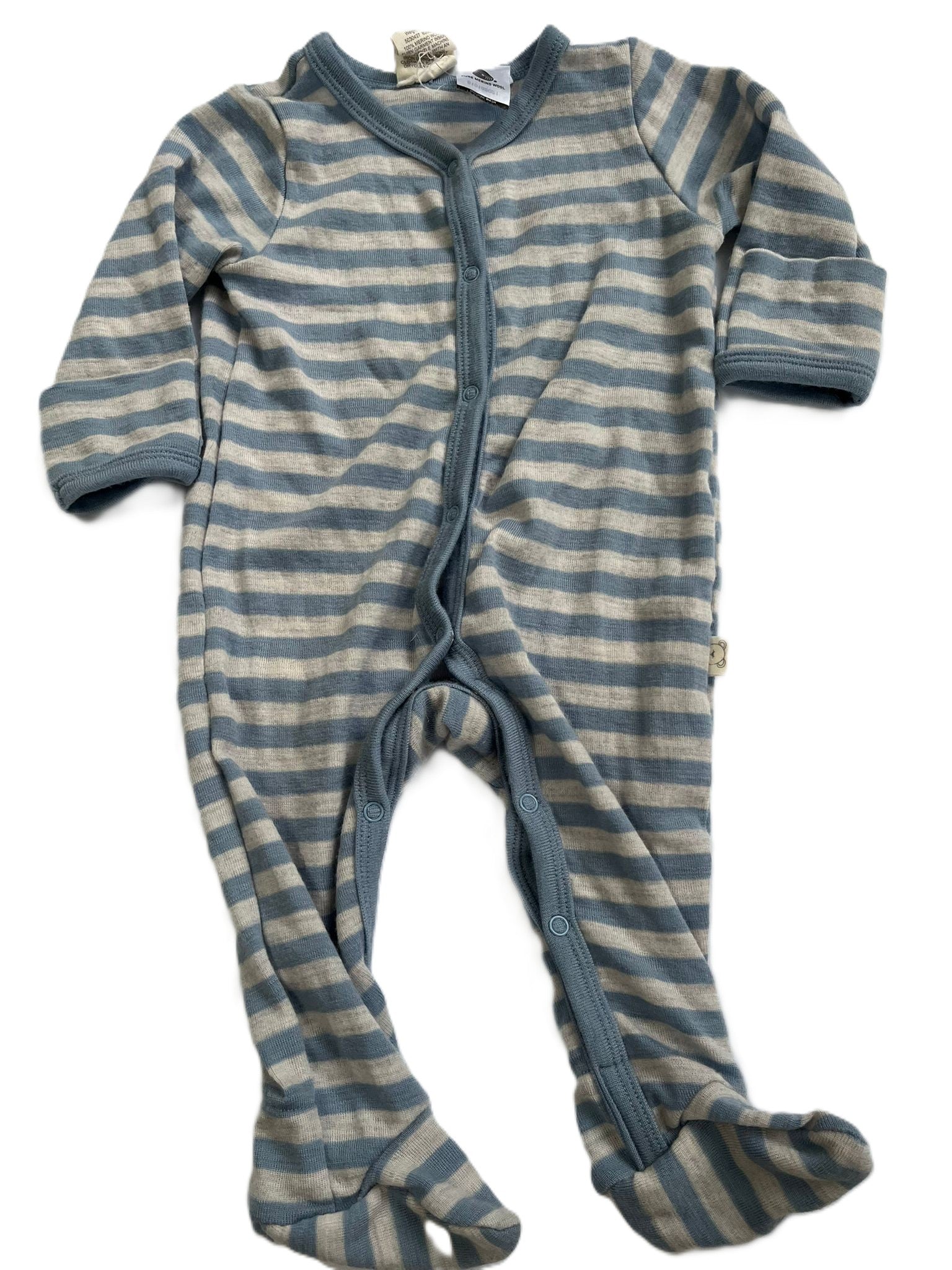 Baby Baby Merino Striped Sleepsuit (3-6mon)