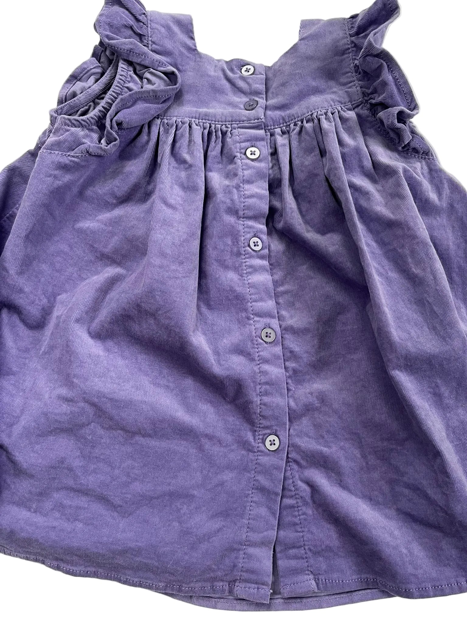 Purple Corduroy Dress (6-12mon)