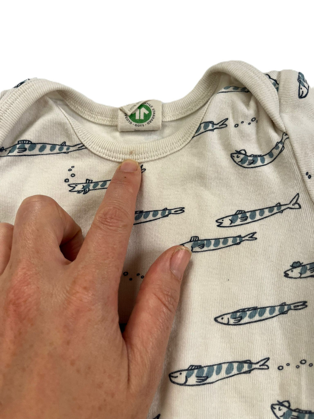 Nature Baby Fish Onesie (6-12mon)