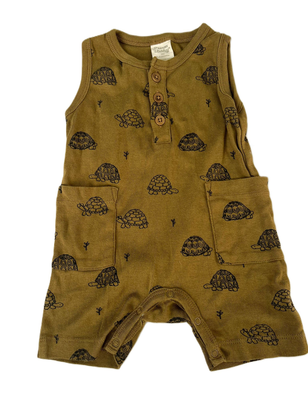 Nature Baby Turtle Romper (3-6mon)
