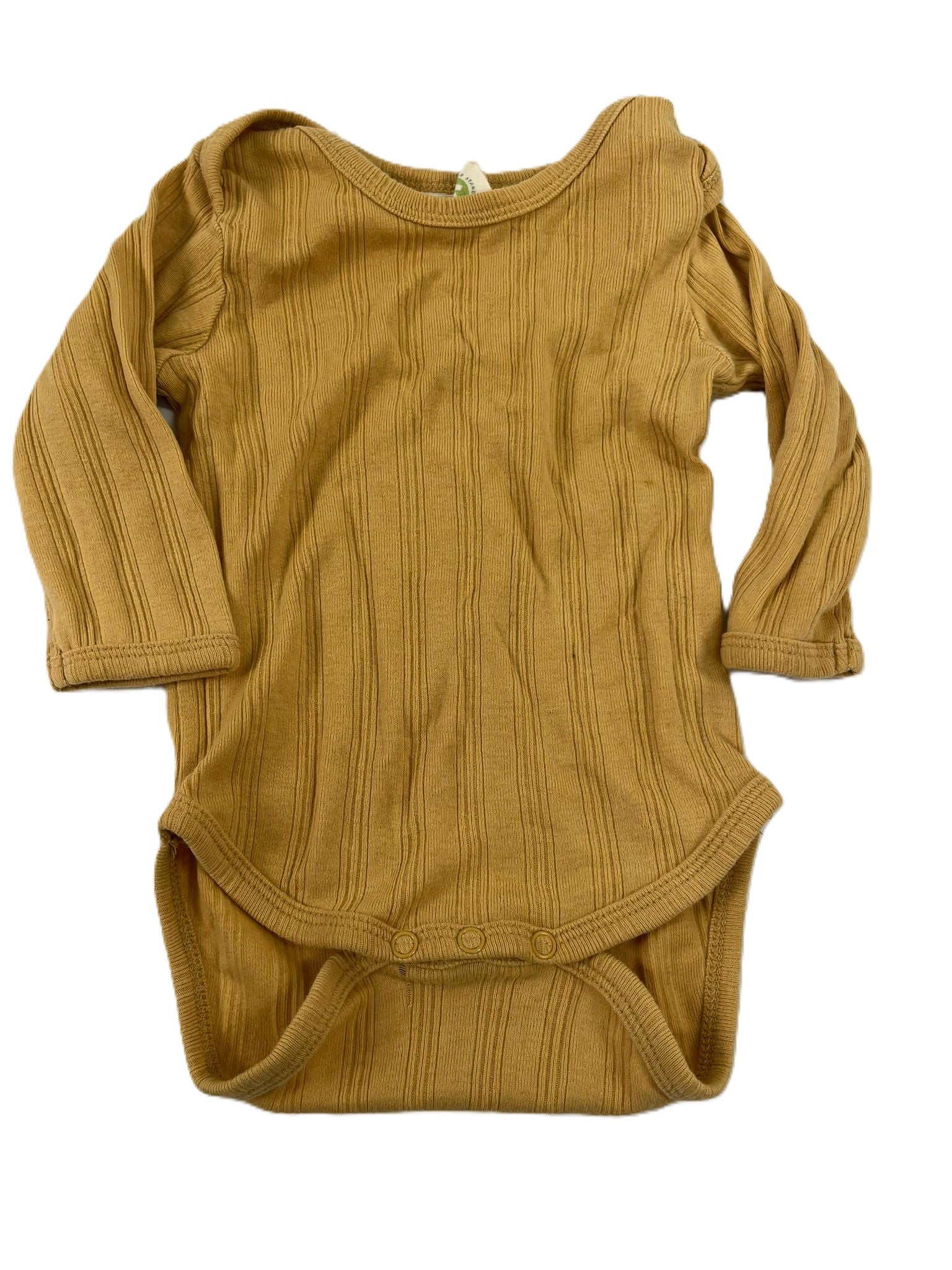 Nature Baby Yellow Onesie (0-3mon)