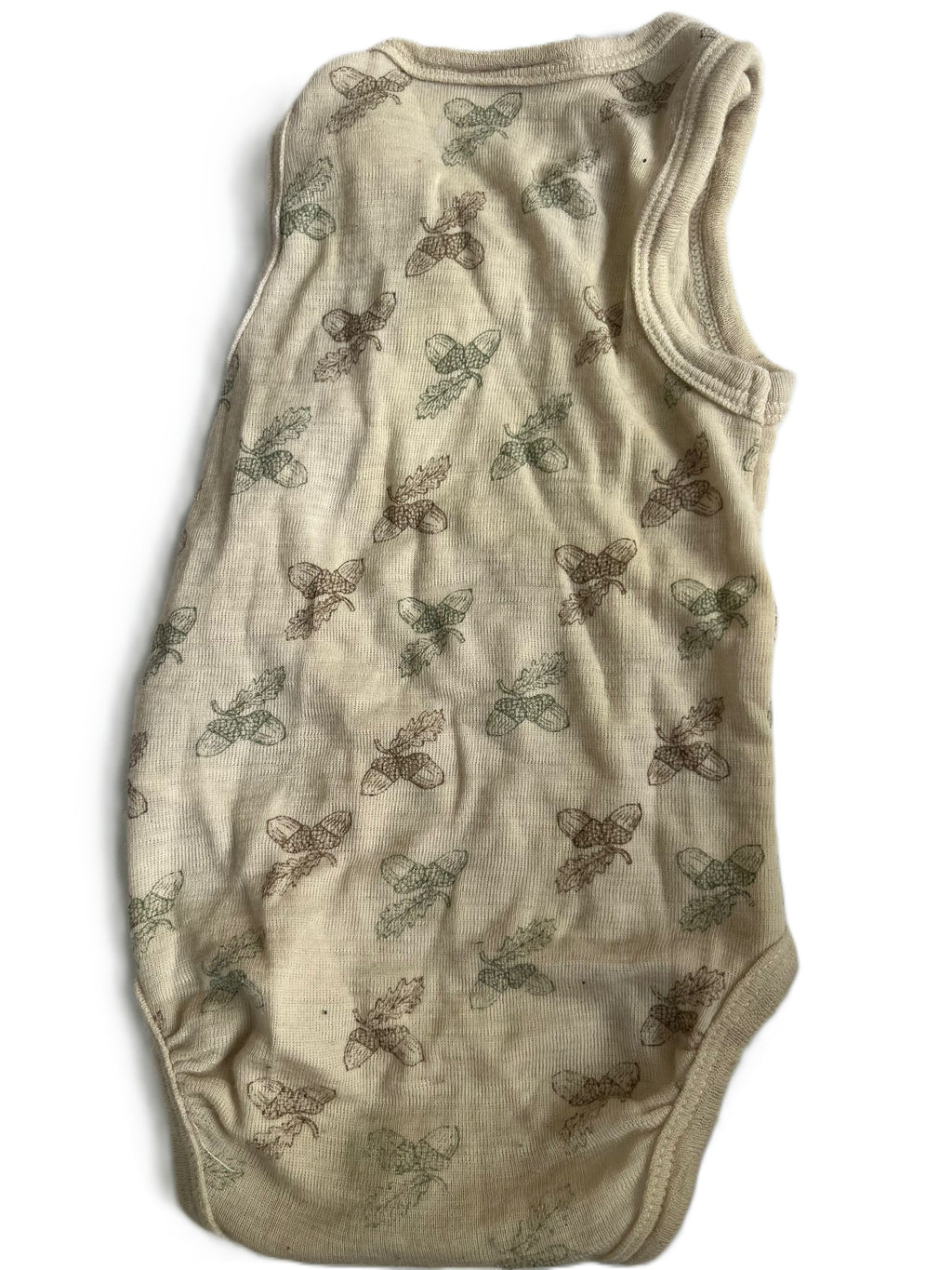Milly&Milo Merino acorn Onesie (0-3mon)