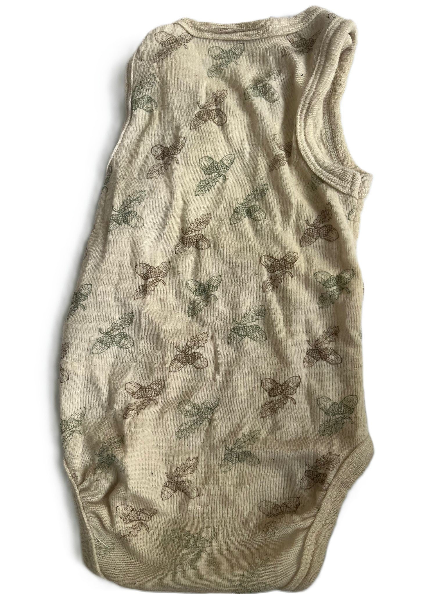 Milly&Milo Merino acorn Onesie (0-3mon)