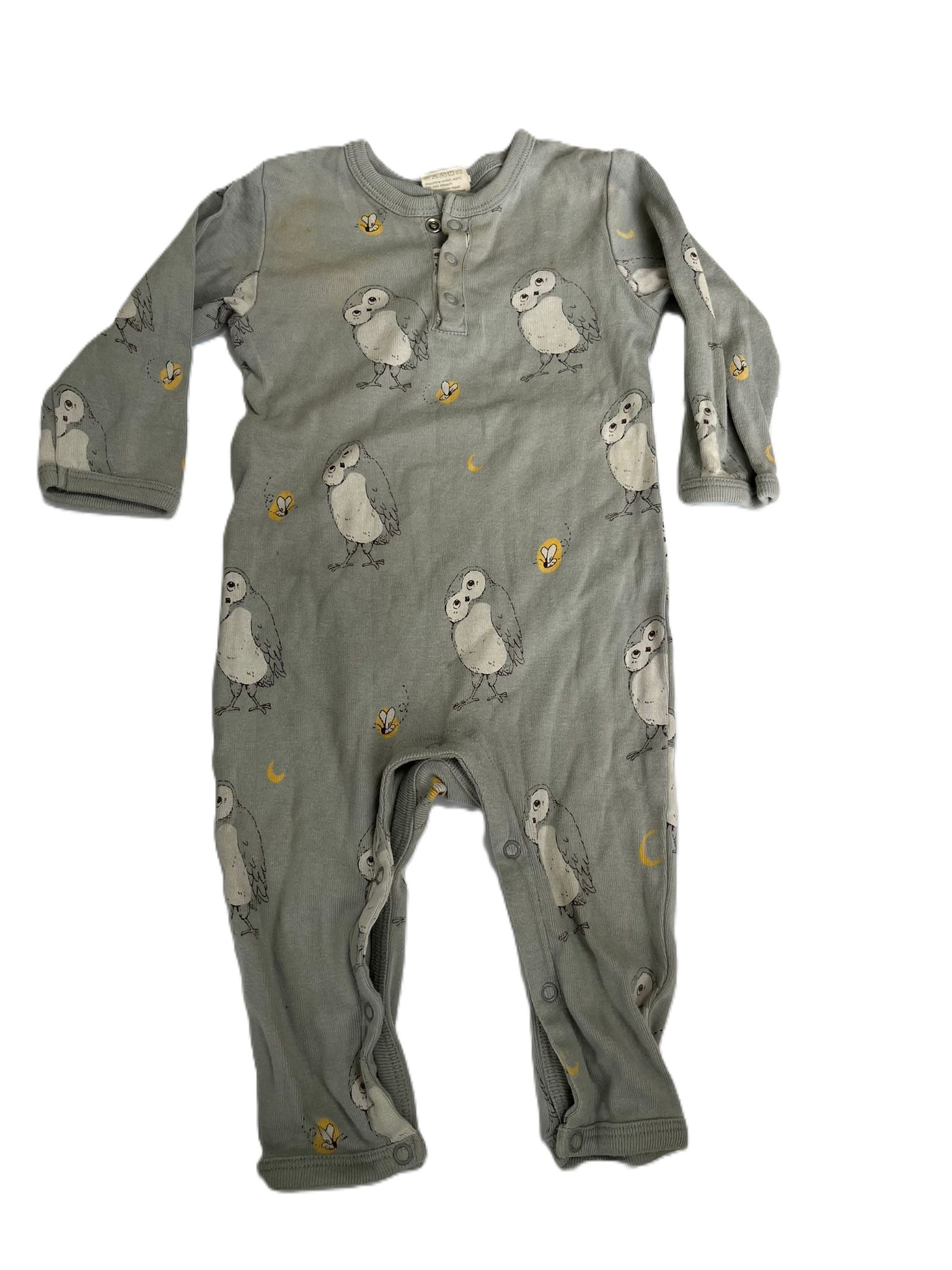 Nature Baby Owl Sleepsuit (3-6mon)