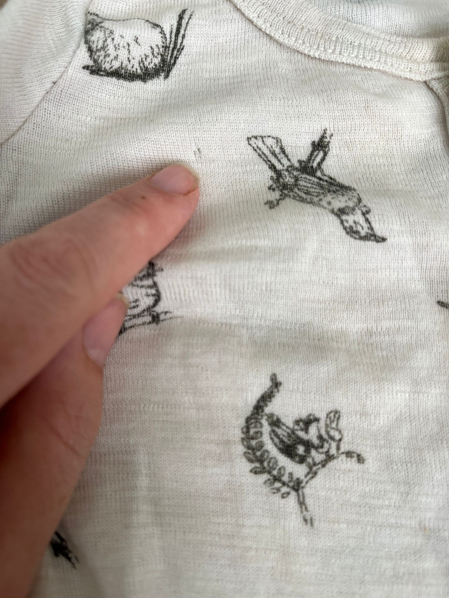 Milly&Milo Merino NZ Bird Sleepsuit (12-18mon)