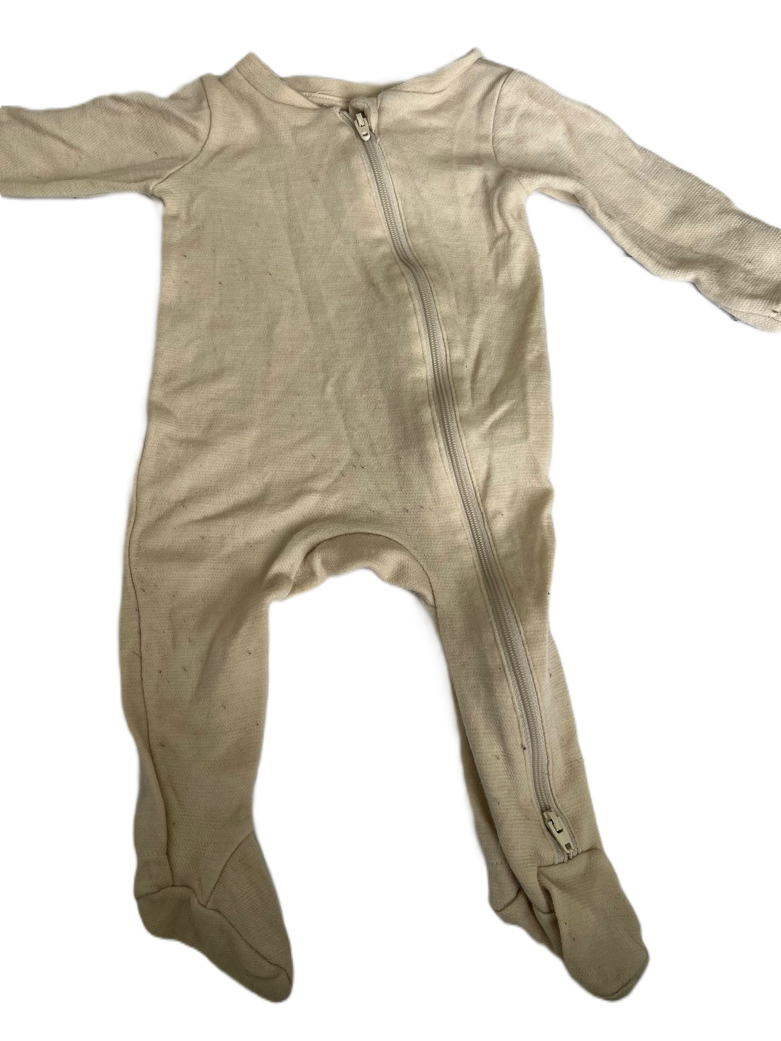 Milly &Milo Merino Beige Sleepsuit (0-3mon)