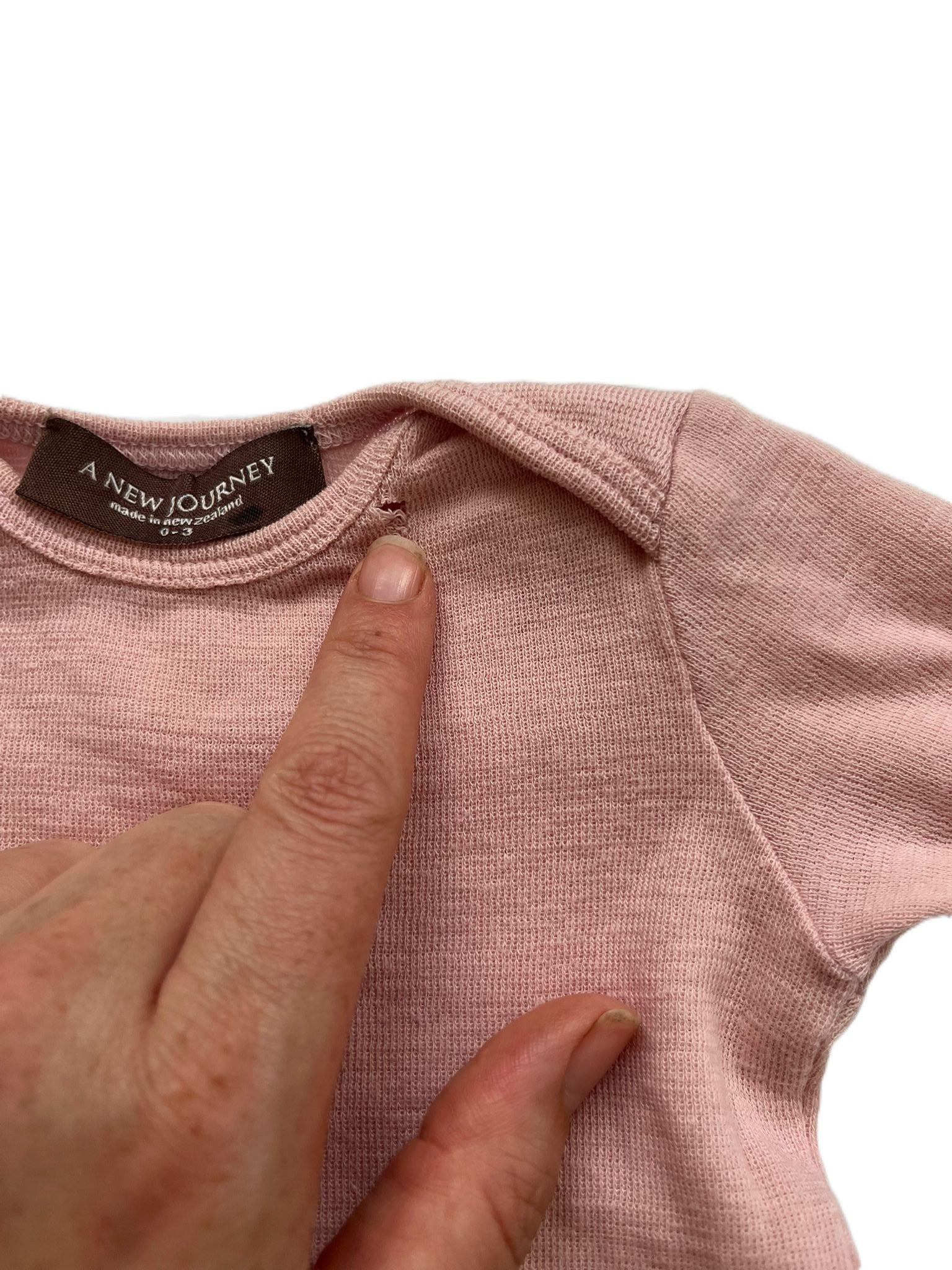 A New Journey Merino long sleeve (0-3mon)