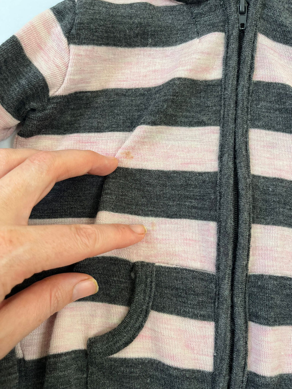 Teeny Weeny Merino Striped Hoodie (12-18mon)