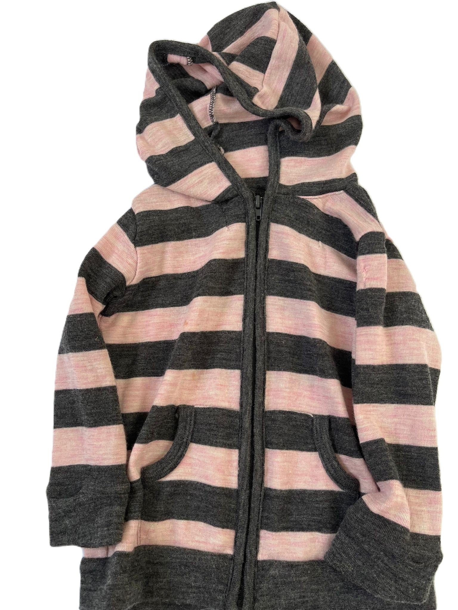 Teeny Weeny Merino Striped Hoodie (12-18mon)