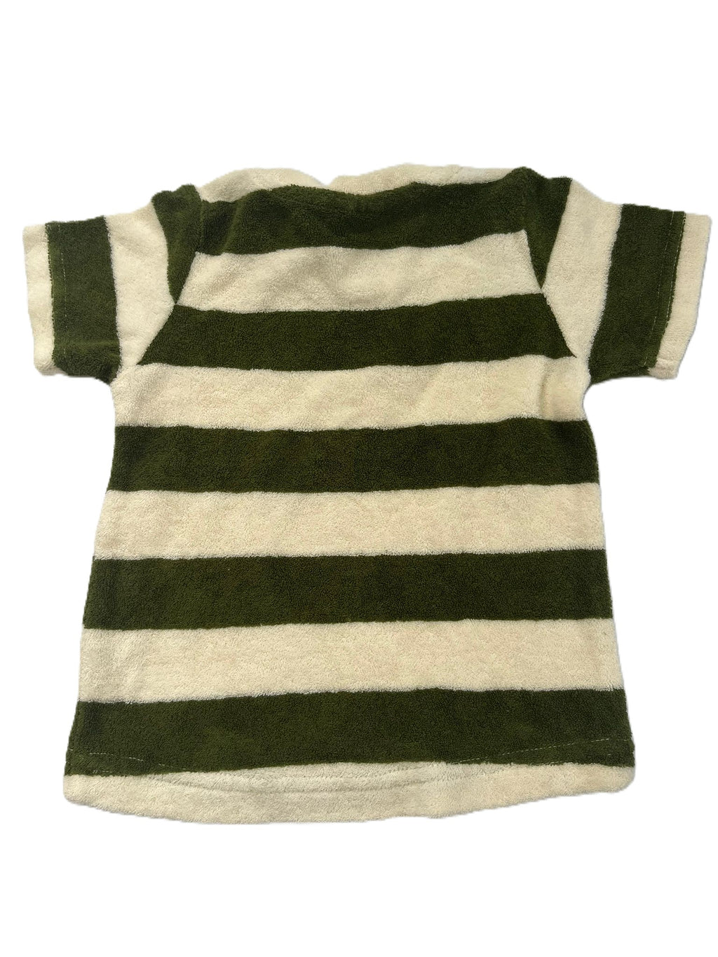 Nature Baby Green Strip Terry Cloth T-shirt (6-12 mon)
