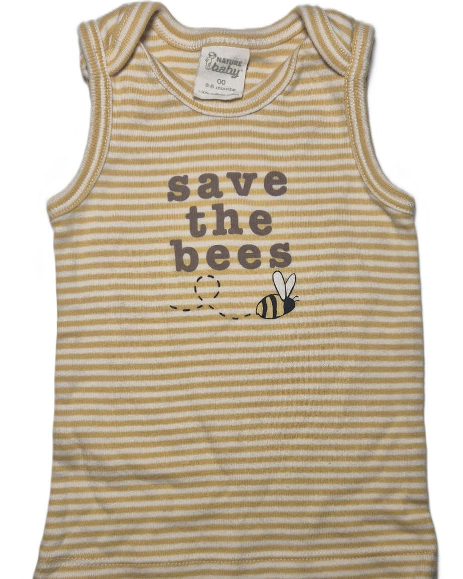 Nature Baby Save the Bees Singlet (3-6mon)