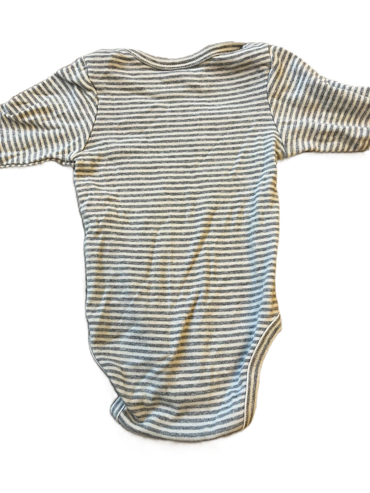Nature Baby Striped Onesie and Beanie Set (3-6mon)