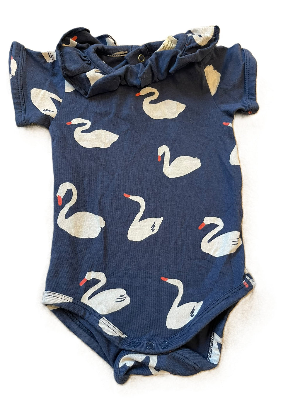 Nature Baby Swan Onesie (3-6mon)