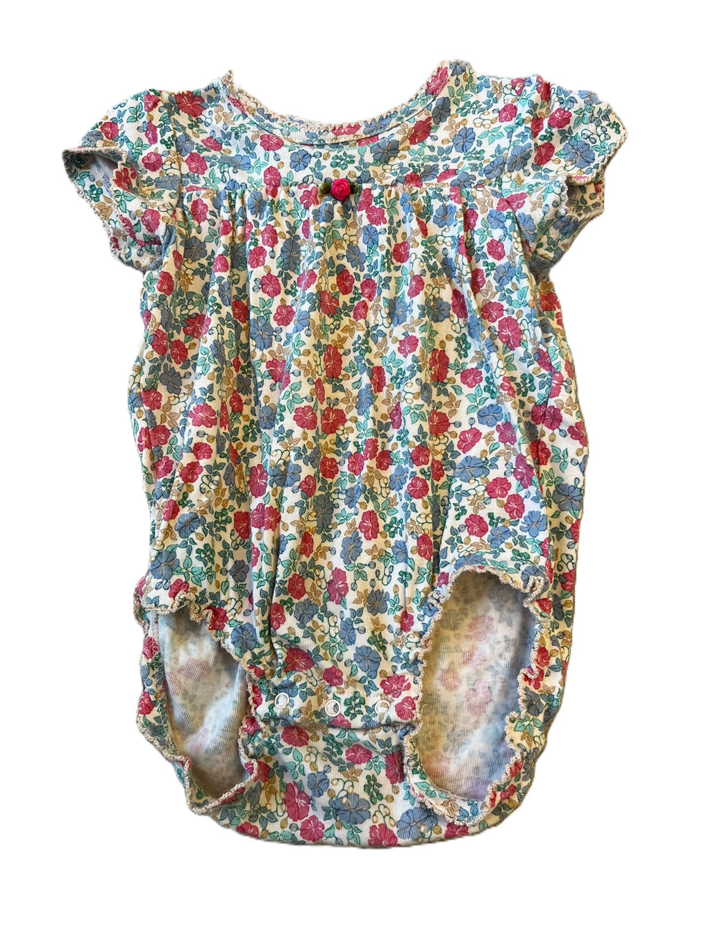 Konges Sløjd Floral Onesie (6mon)