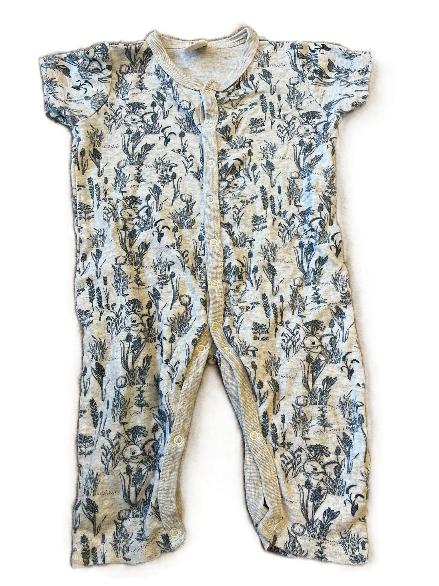 Milly & Milo Squirrel Print Sleepsuit (6-12mon)