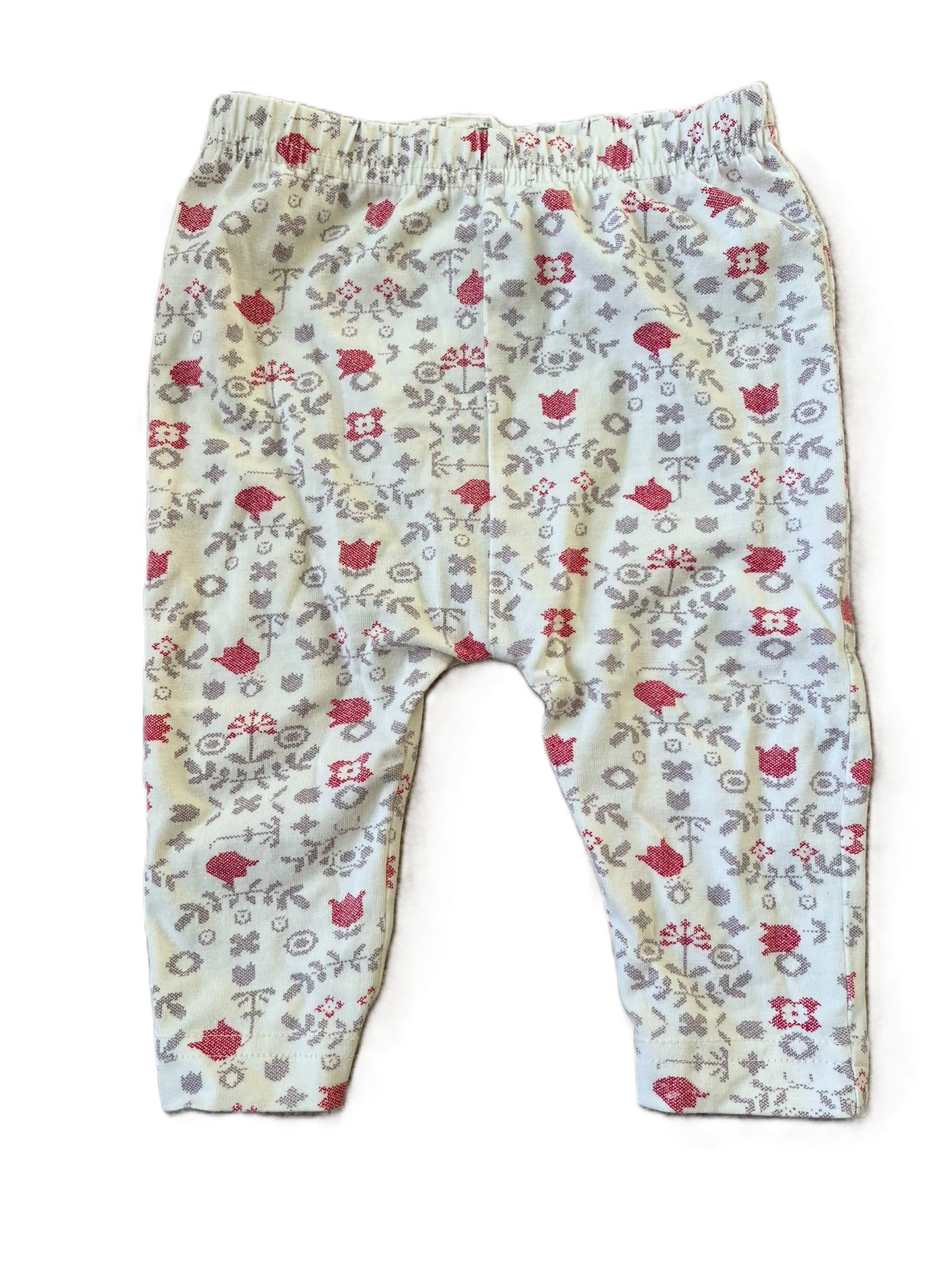 Nature Baby Abstract Flower Pants (3-6mon)