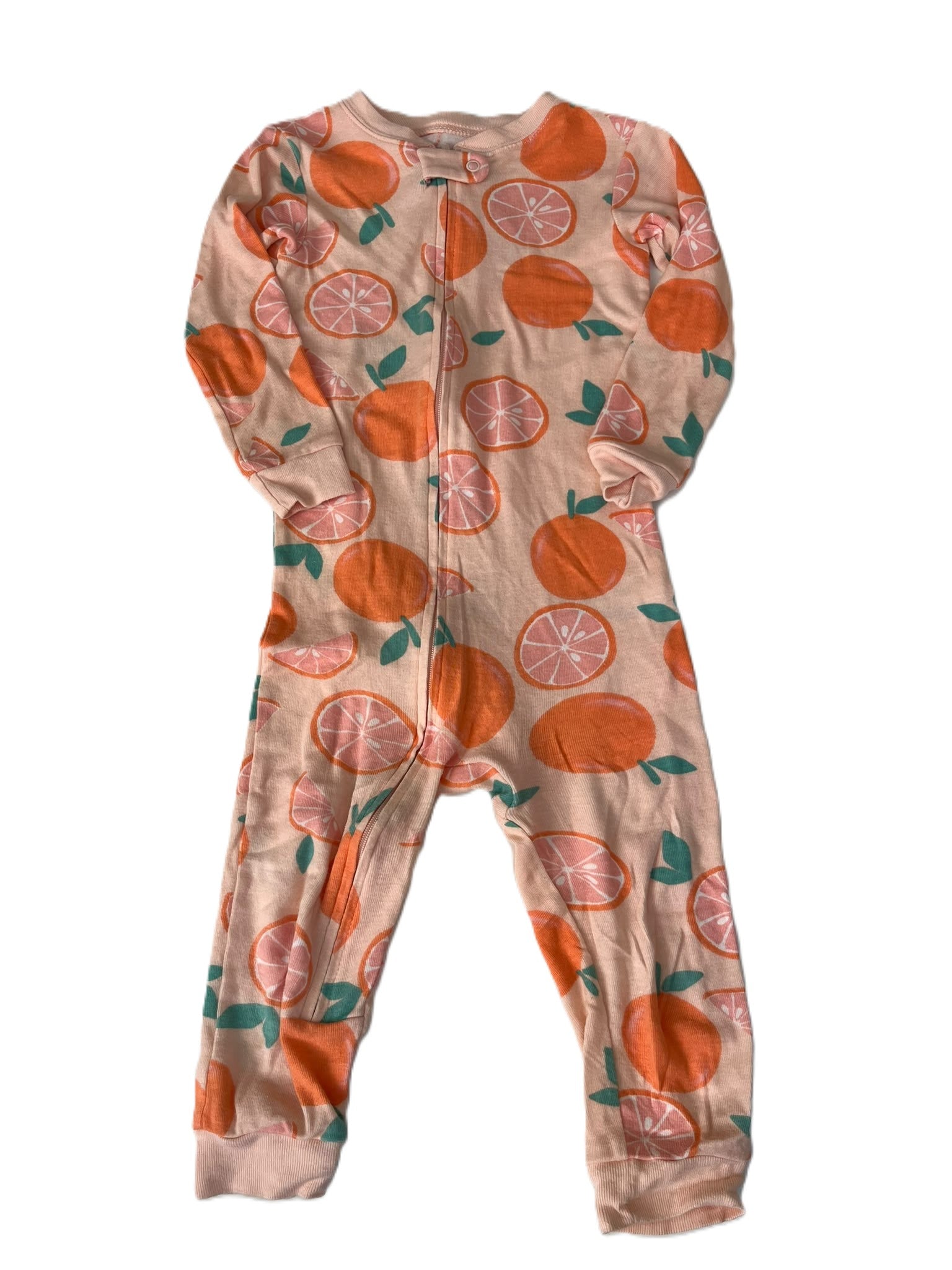 Cater's Orange Sleepsuit (2yr)