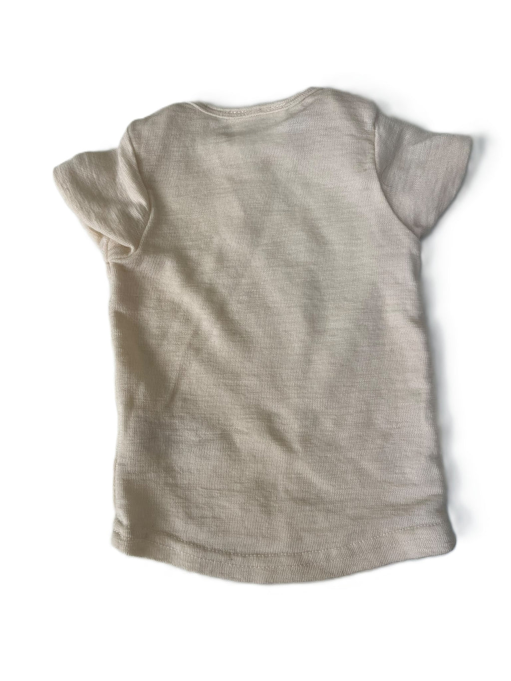 Milly & Milo Off-White Merino T-shirt (0-3m)