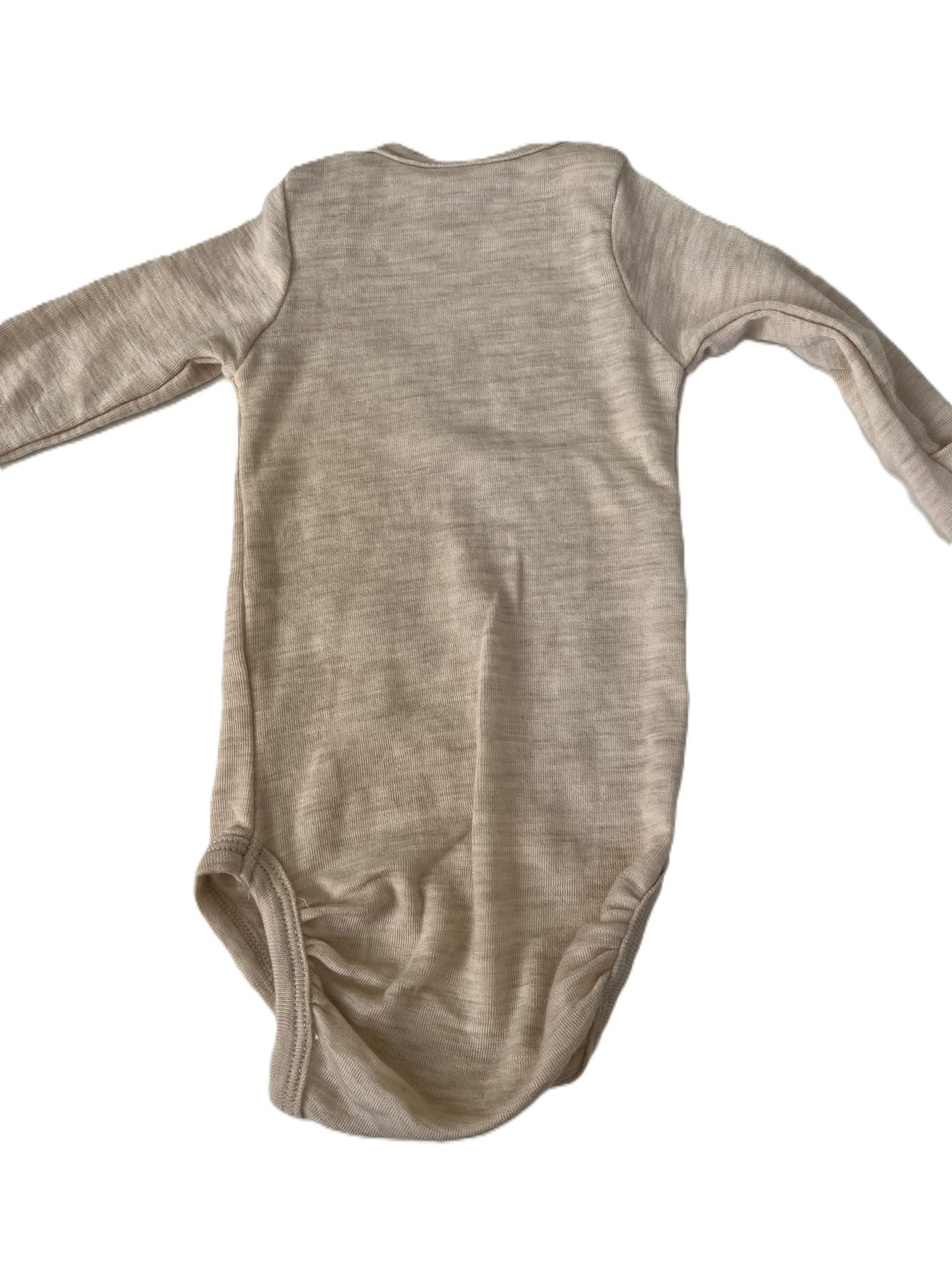 Milly&Milo Beige Merino Onesie (3-6m)