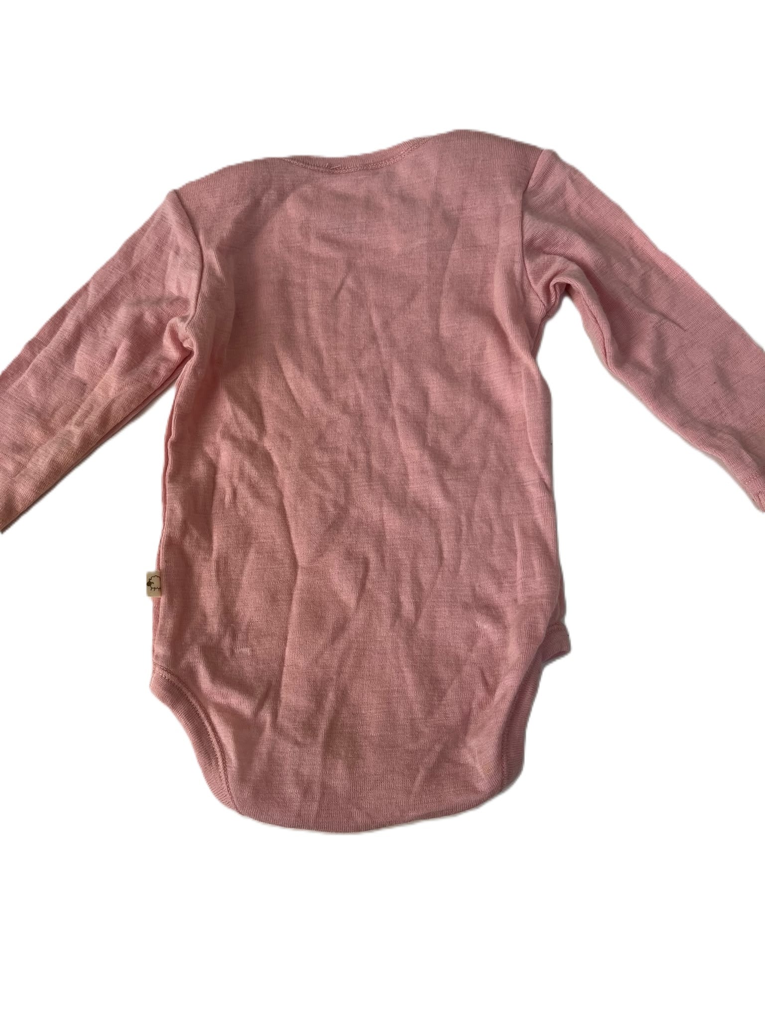 Ricochet baby Pink Merino Onesie (3-6m)