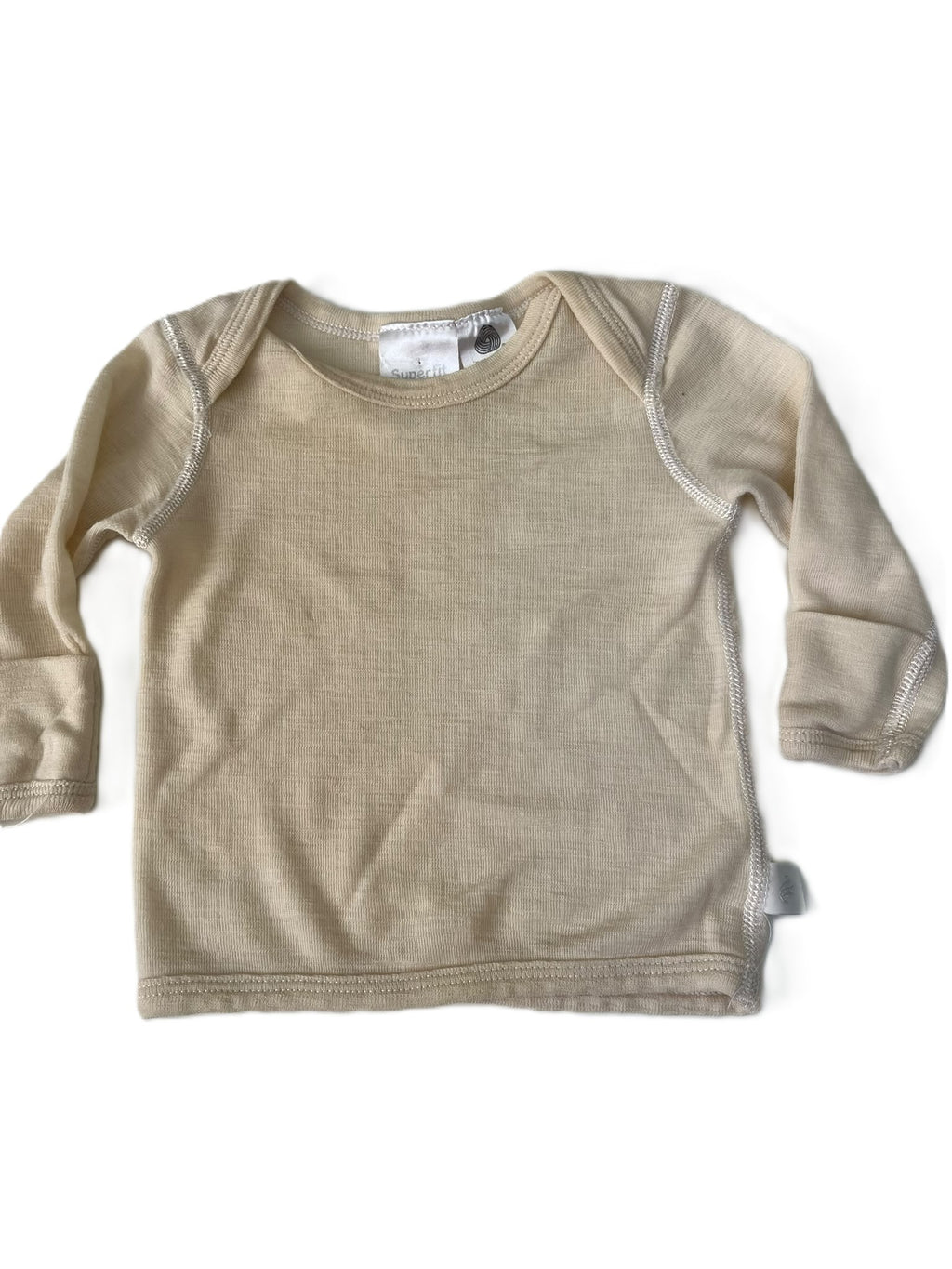 superfit Merino Off-White Long Sleeve (0-3m)