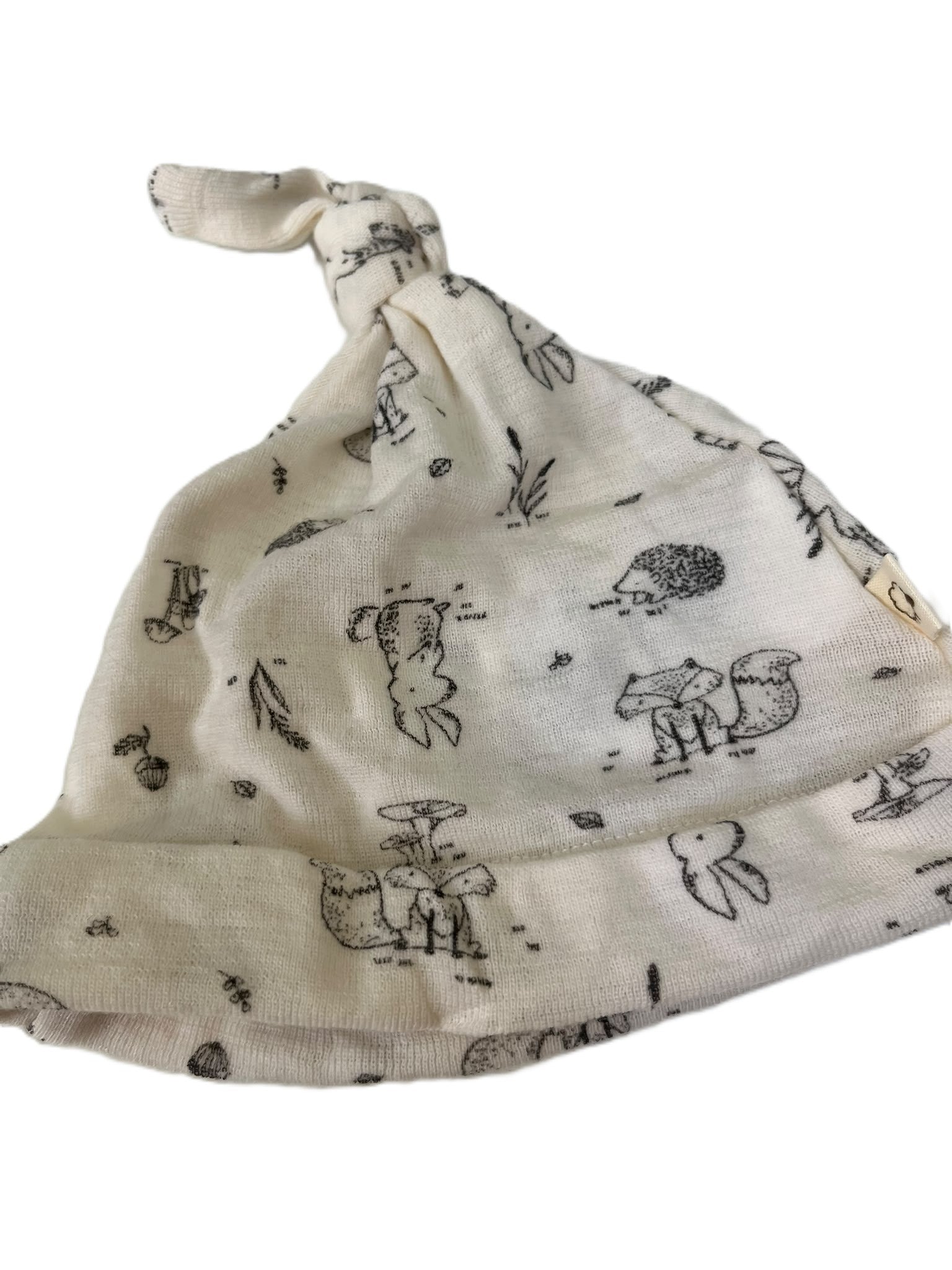 ricochet baby Merino Animal Beanie (XS)