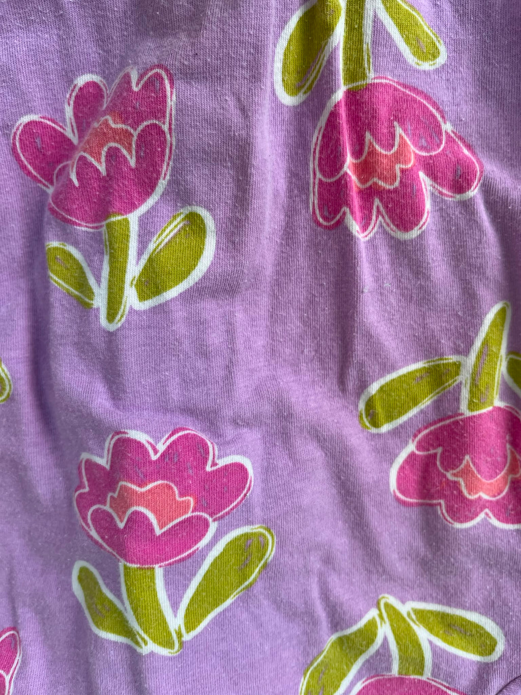 BONDs Purple Floral Wondersuit (3-6m)