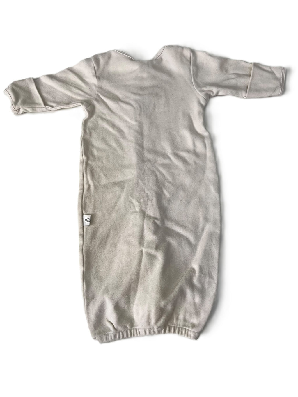 Babu Beige Organic Sleepgown (NB)