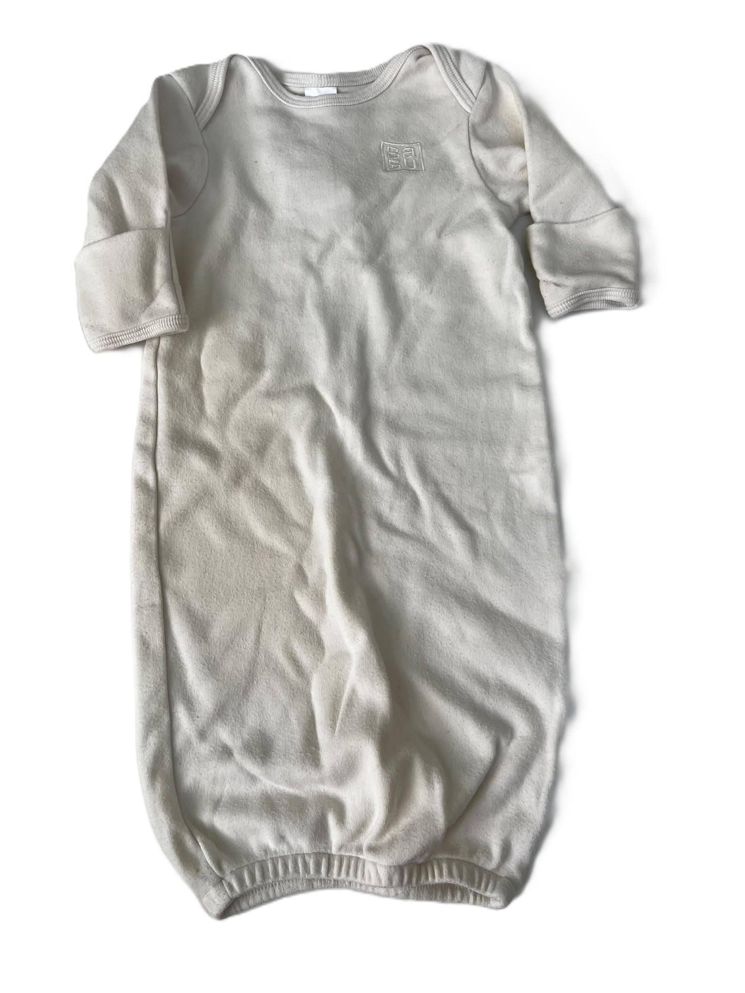 Babu Beige Organic Sleepgown (NB)