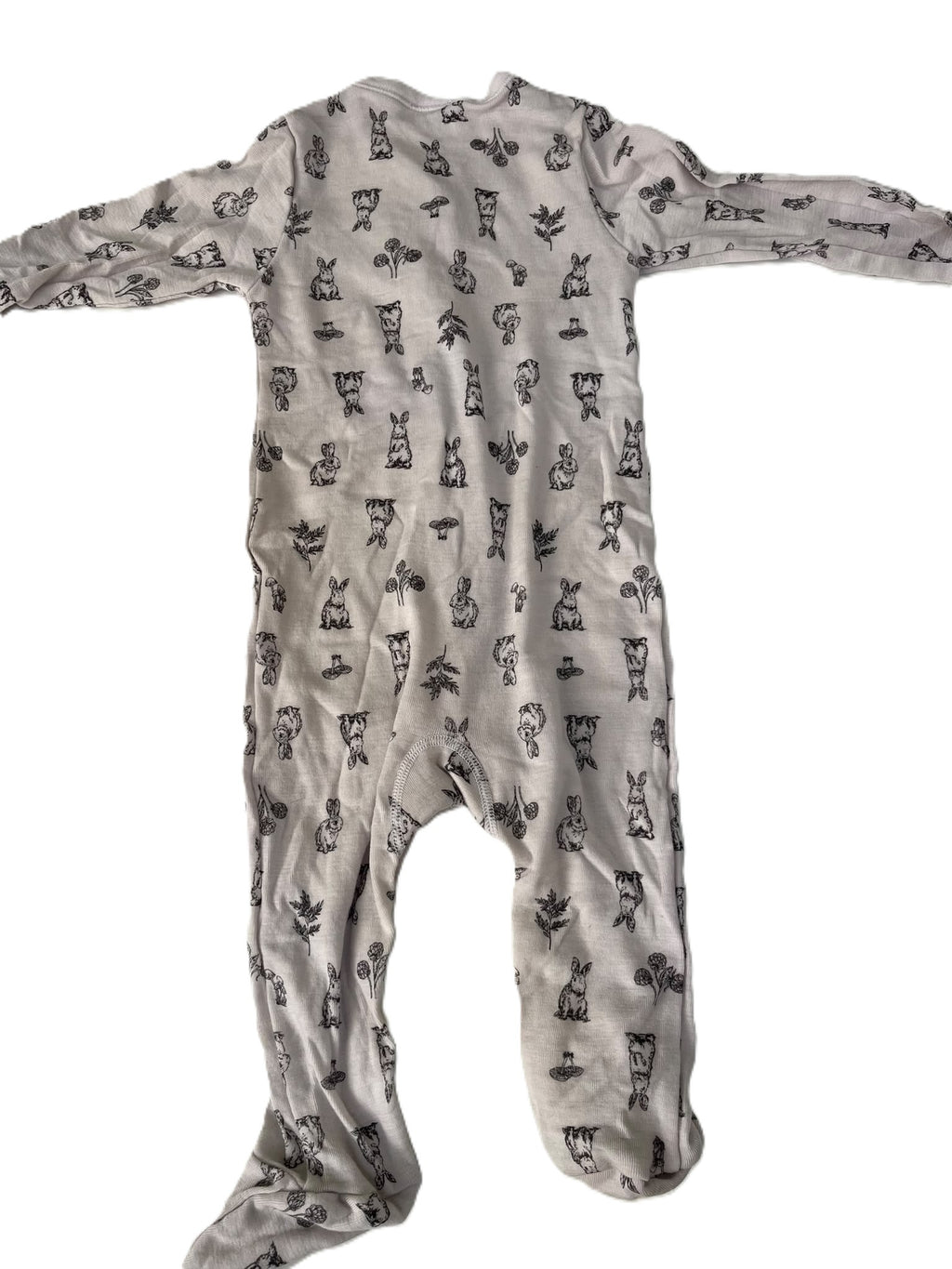 Ricochet Merino Bunny Sleepsuit (6-12m)