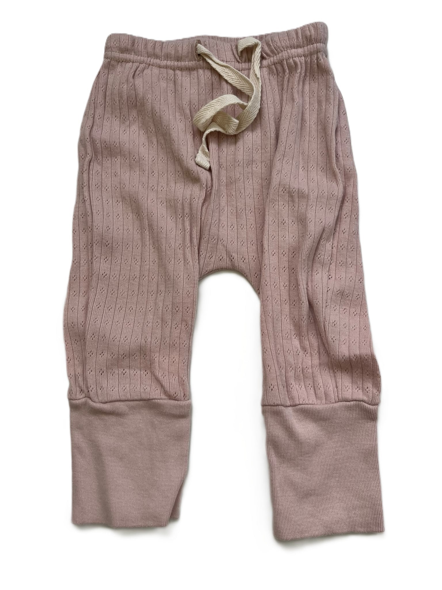 Nature Baby Pointelle Pants (0-3m)