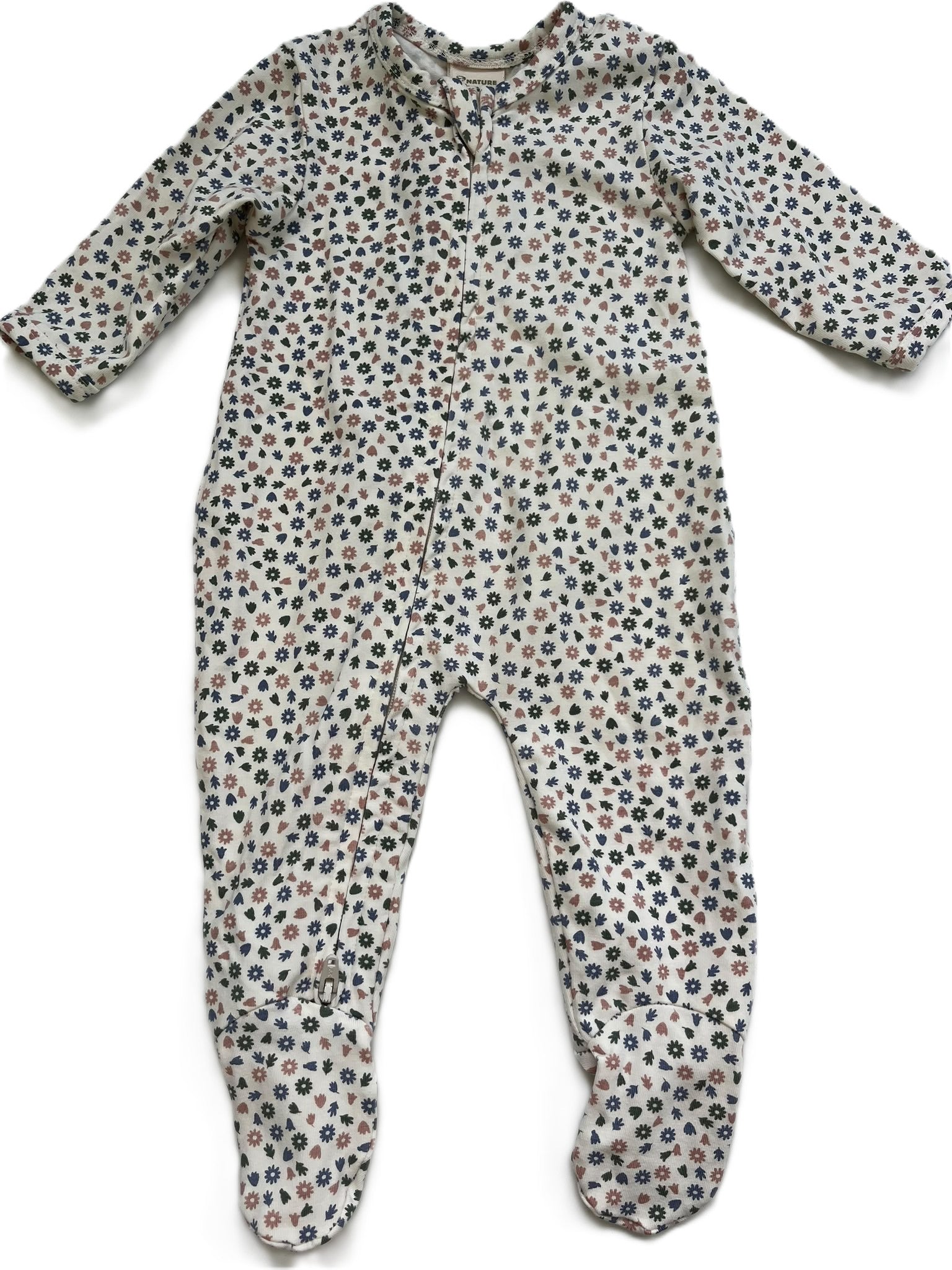 Nature Baby Floral Sleepsuit (0-3m)