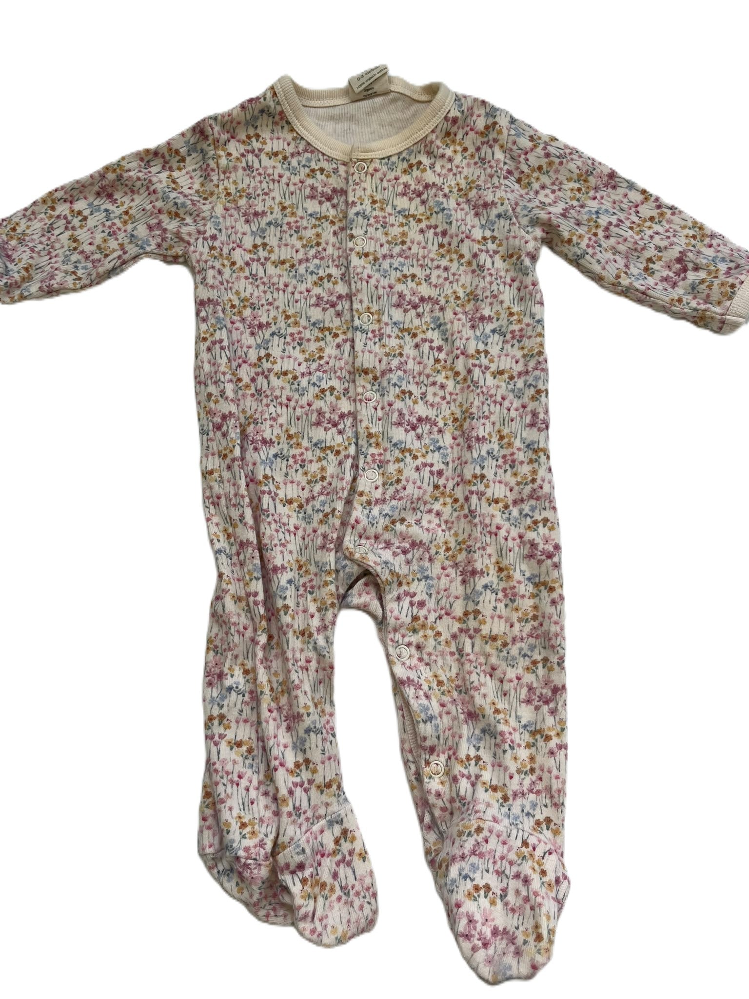 Nature Baby Wildflower Sleepsuit (0-3m)