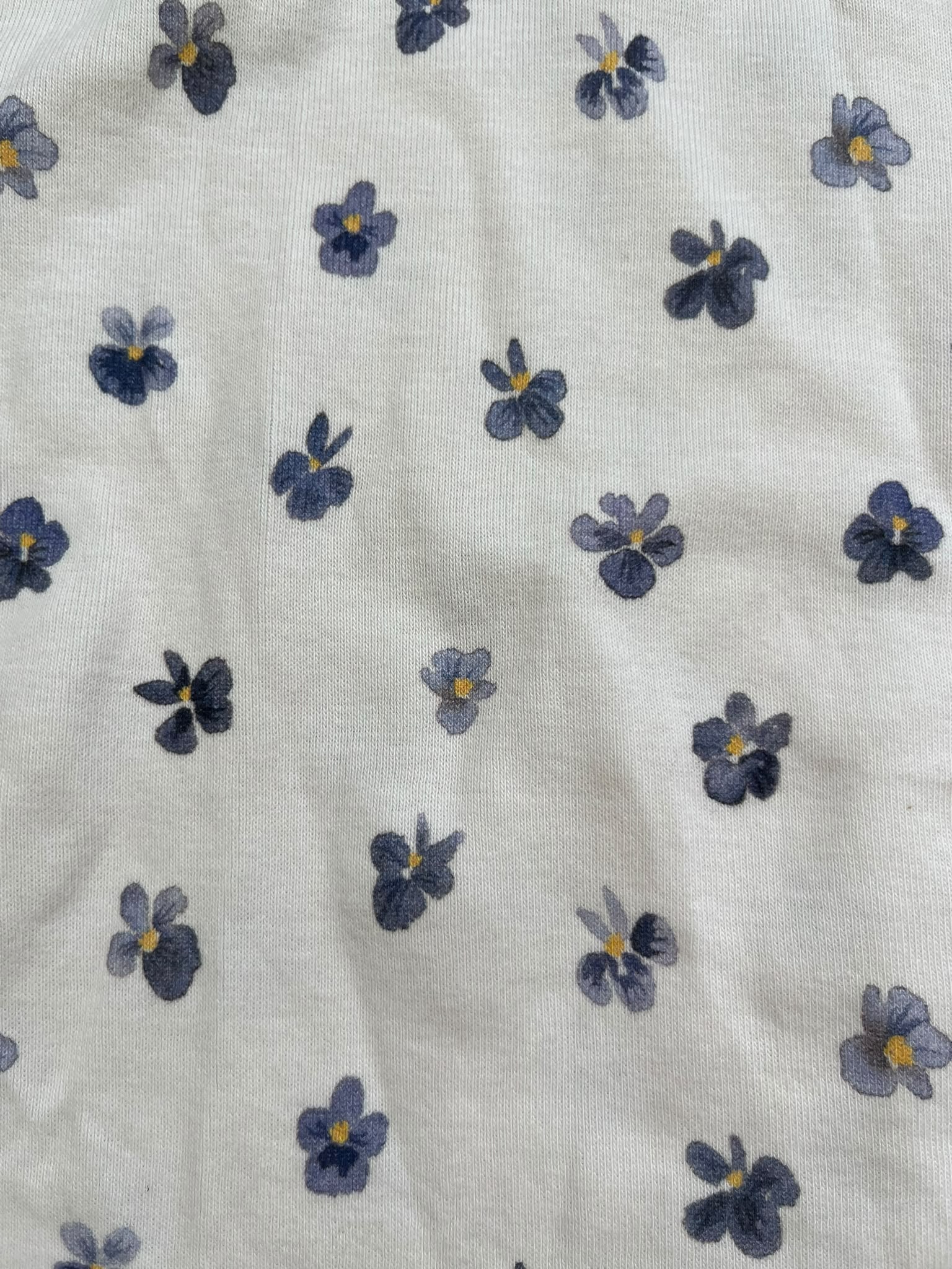 Nature Baby Purple Flower Sleep Gown (NB)