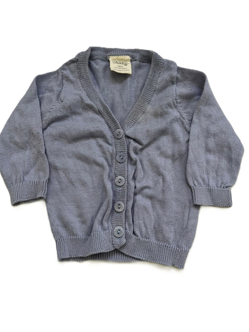 Nature Baby Light Cotton Knit Cardigan (0-3m)