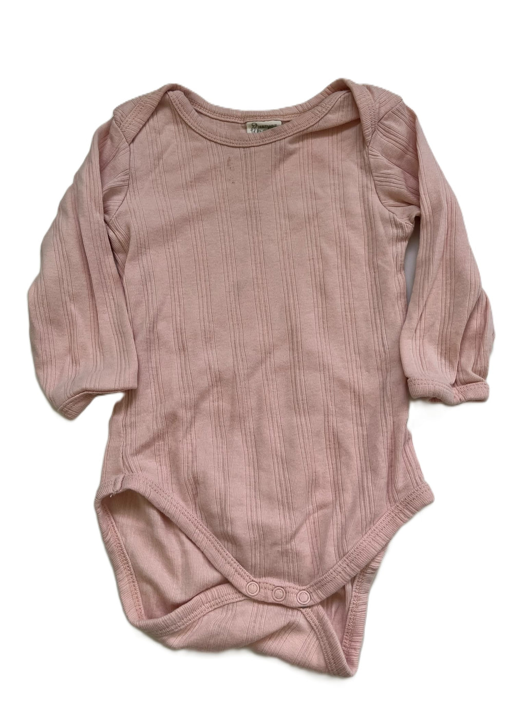 Nature Baby Pink Onesie (6-12m)