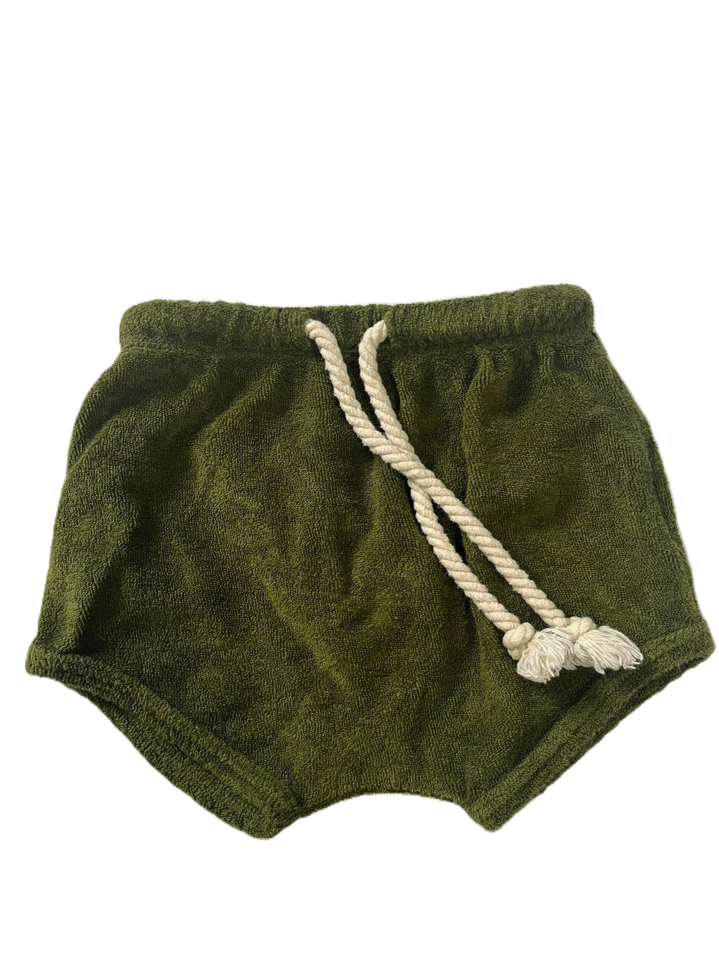 Nature Baby Green Terry Shorts (3-6m)