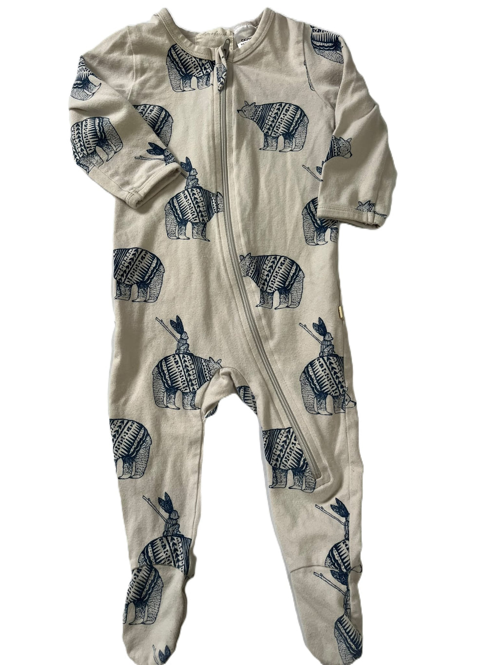 Wilson+Frenchy Bear Sleepsuit (3-6m)