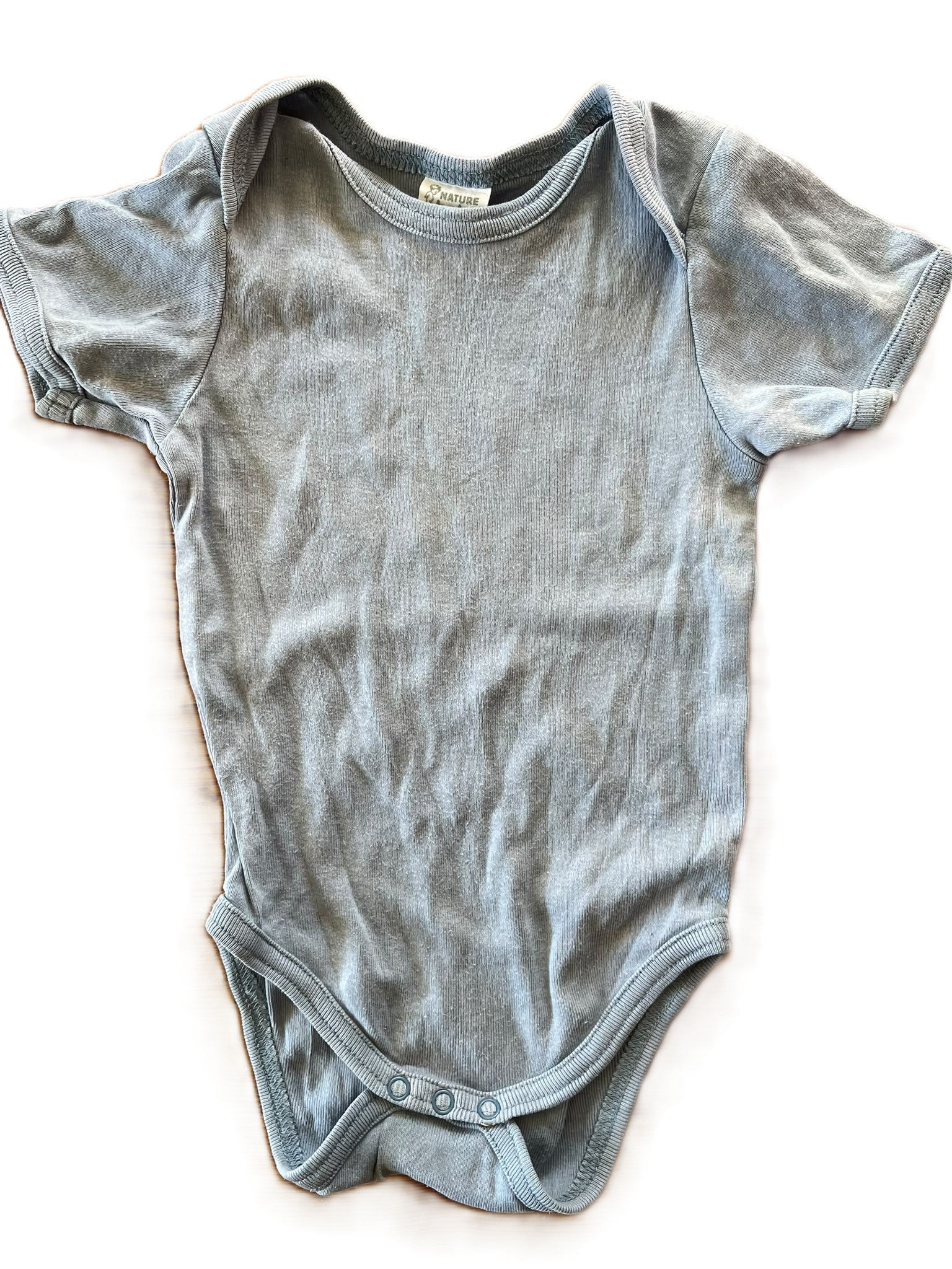 Nature Baby Blue Onesie (3-6m)