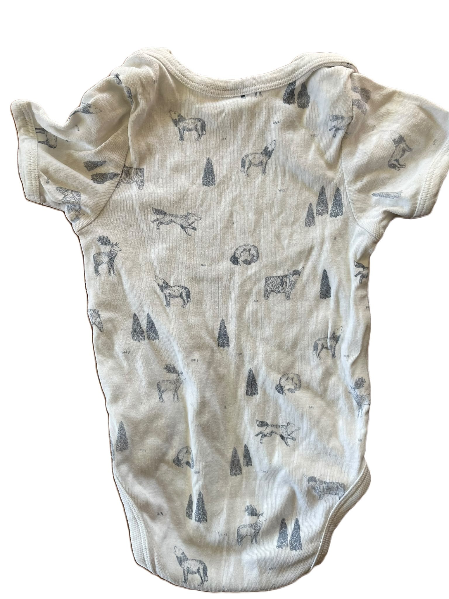Nature Baby Forest Animal Onesie (3-6mon)