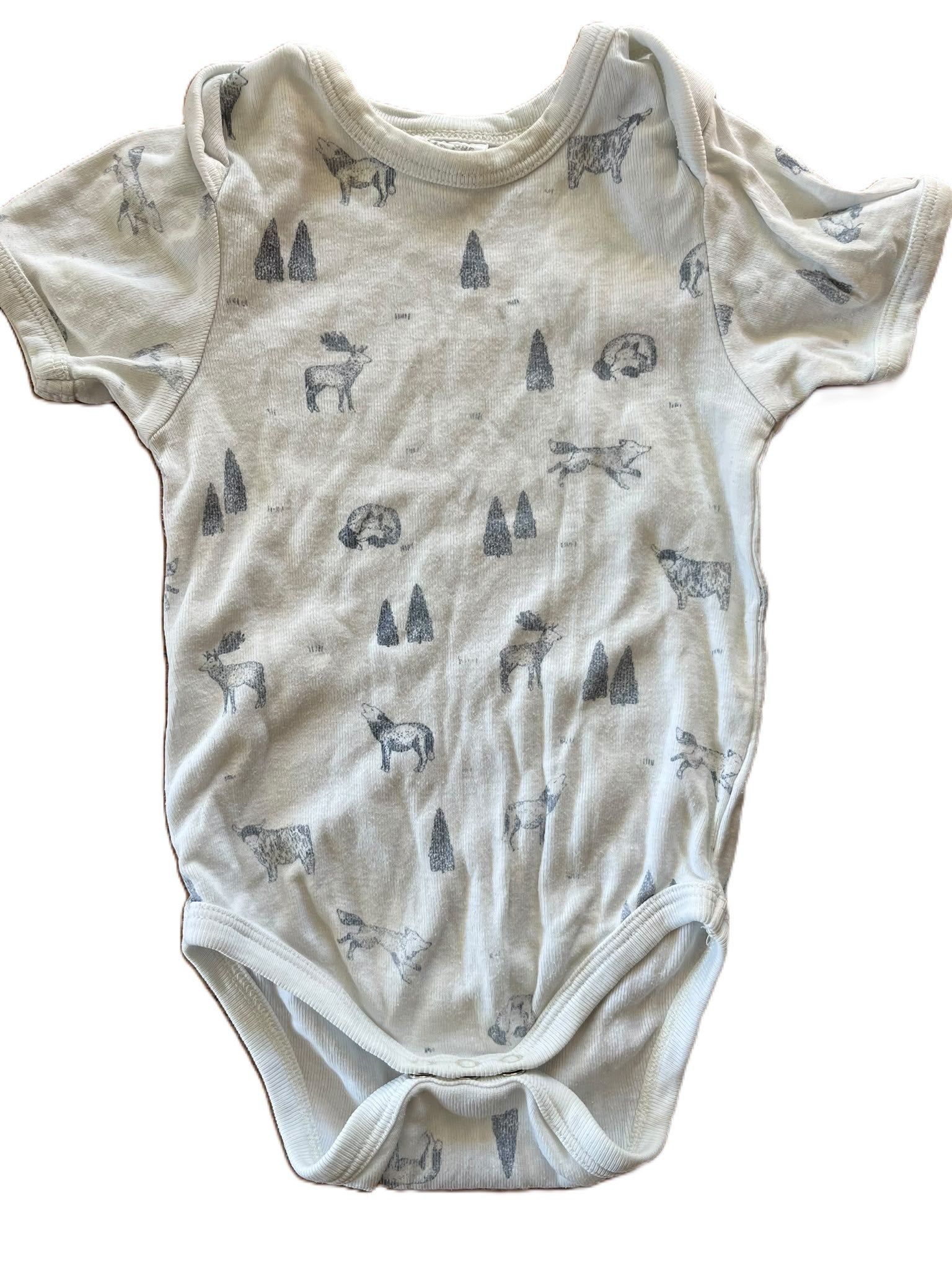 Nature Baby Forest Animal Onesie (3-6mon)