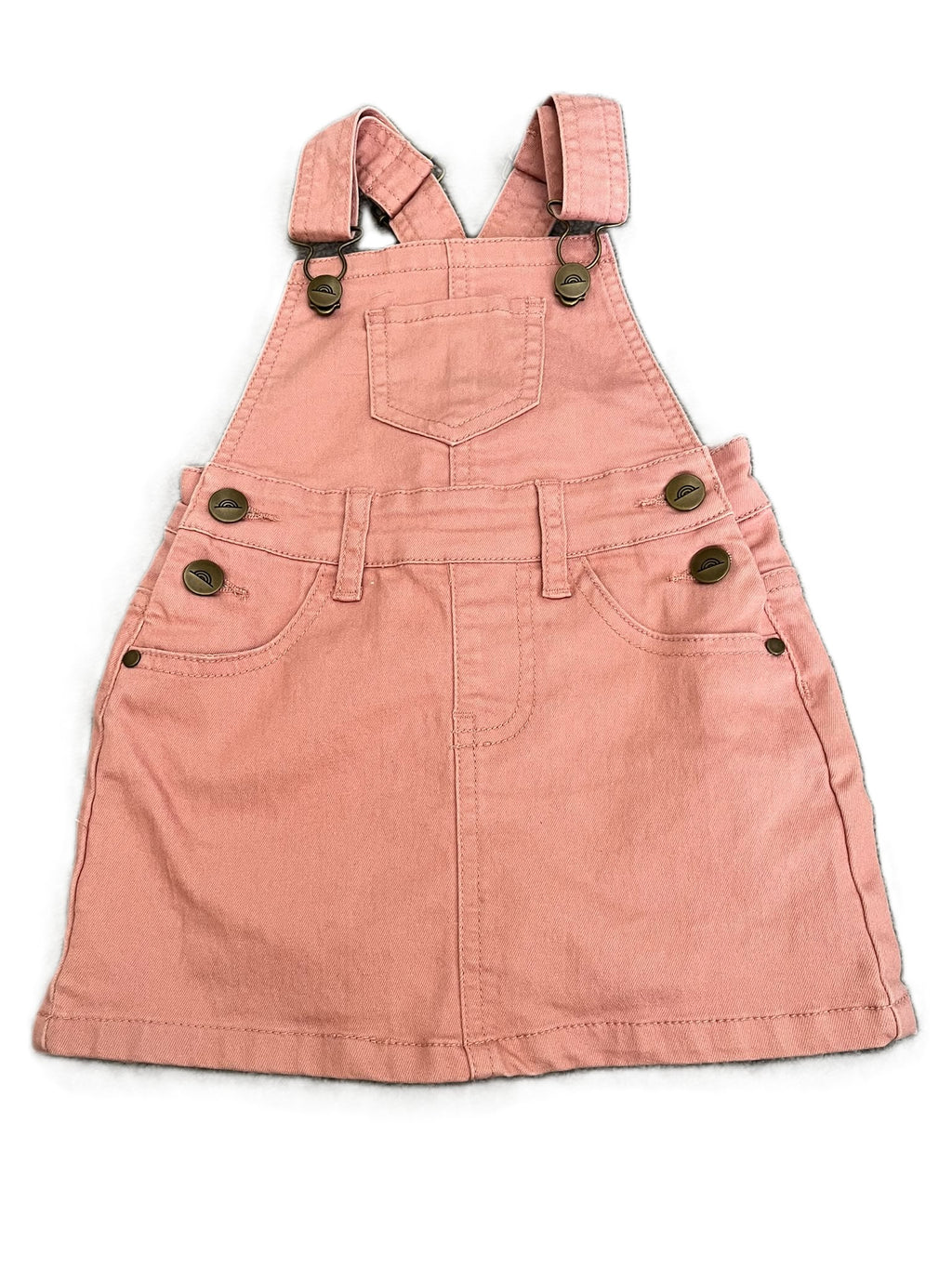 Jamie Kay Pink Denim Overalls (6-12m)
