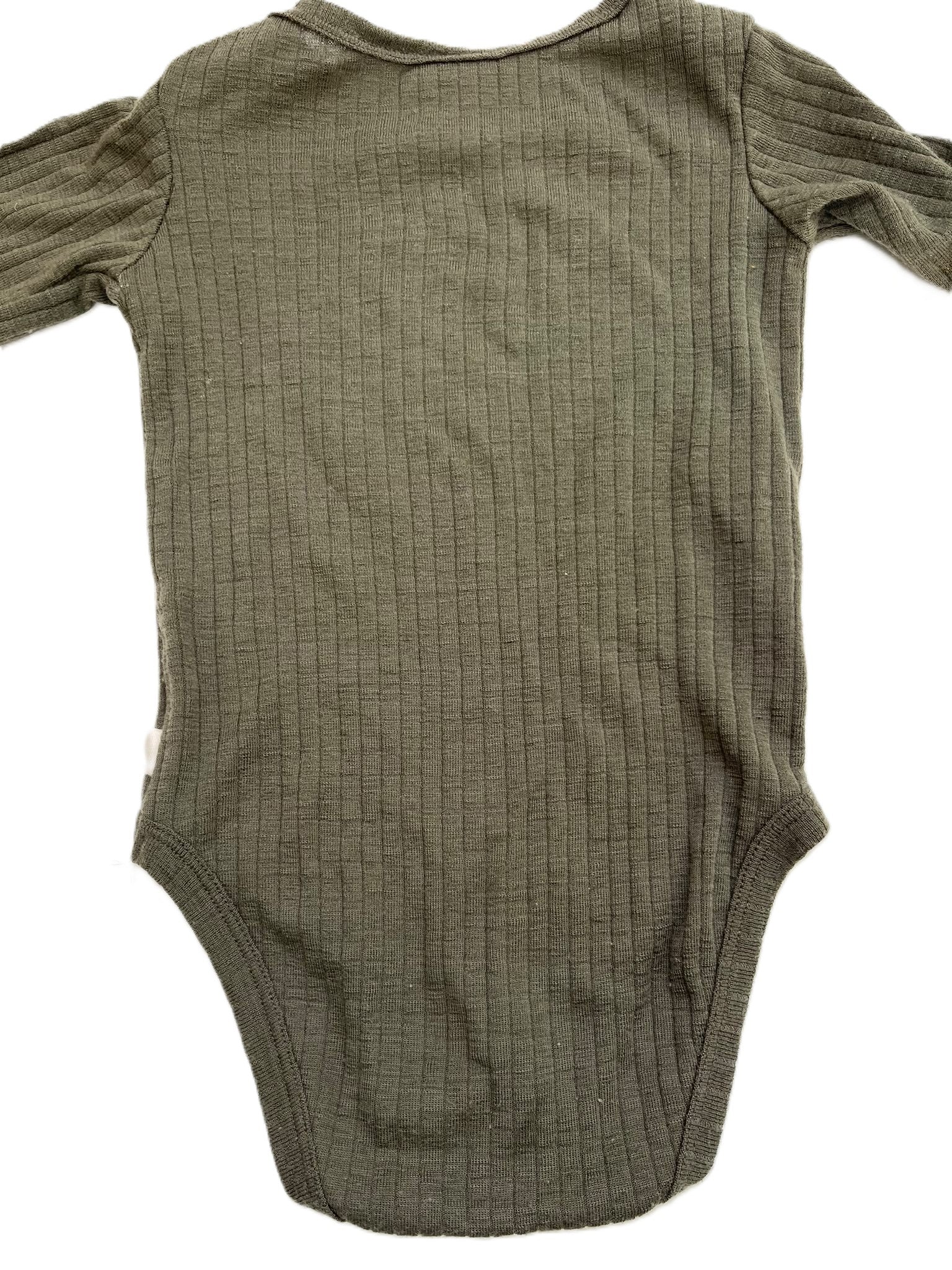 Baby Baby Green Merino Onesie (6-12mon)