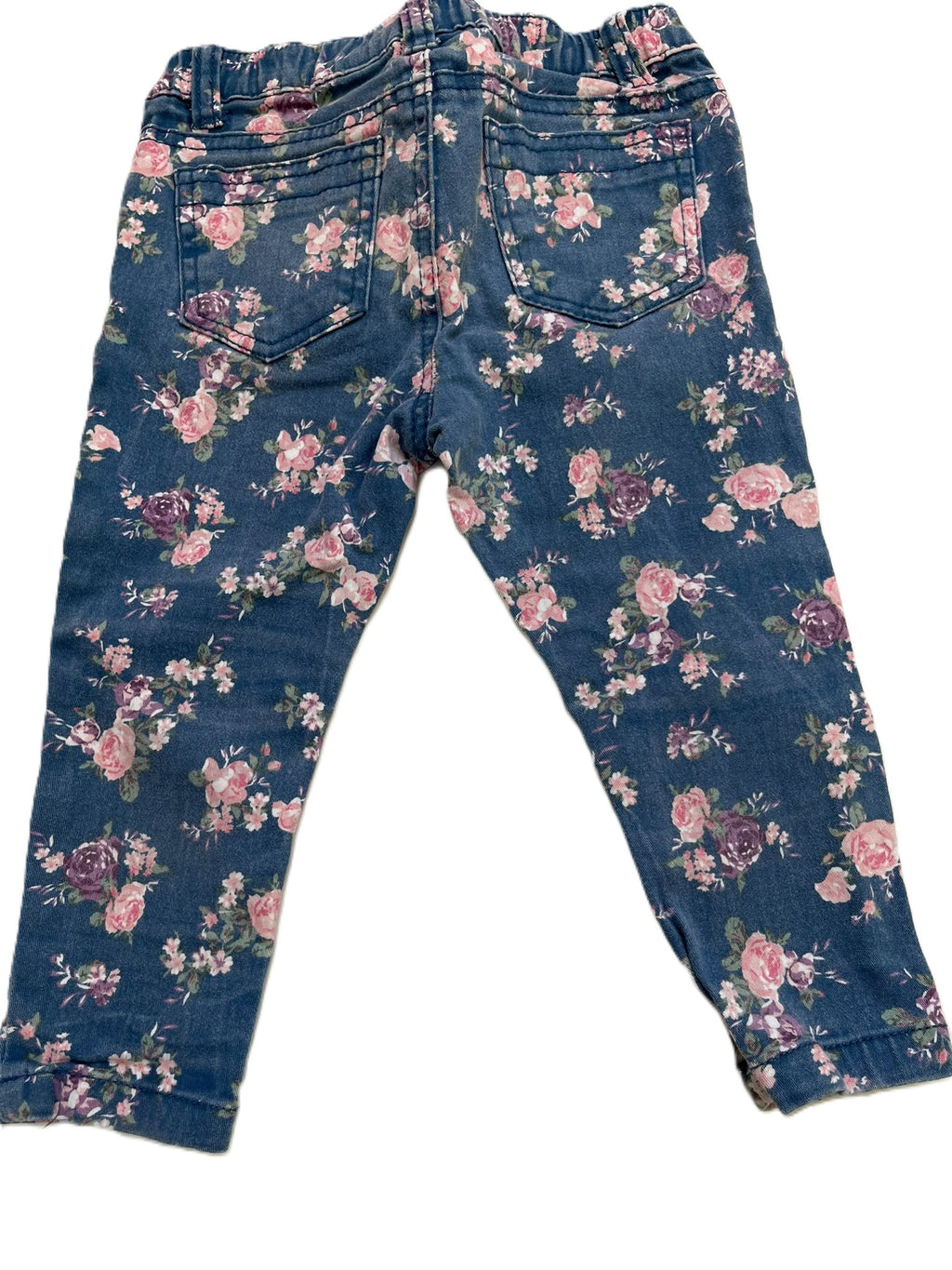 Target Floral Jeans (12-18mon)