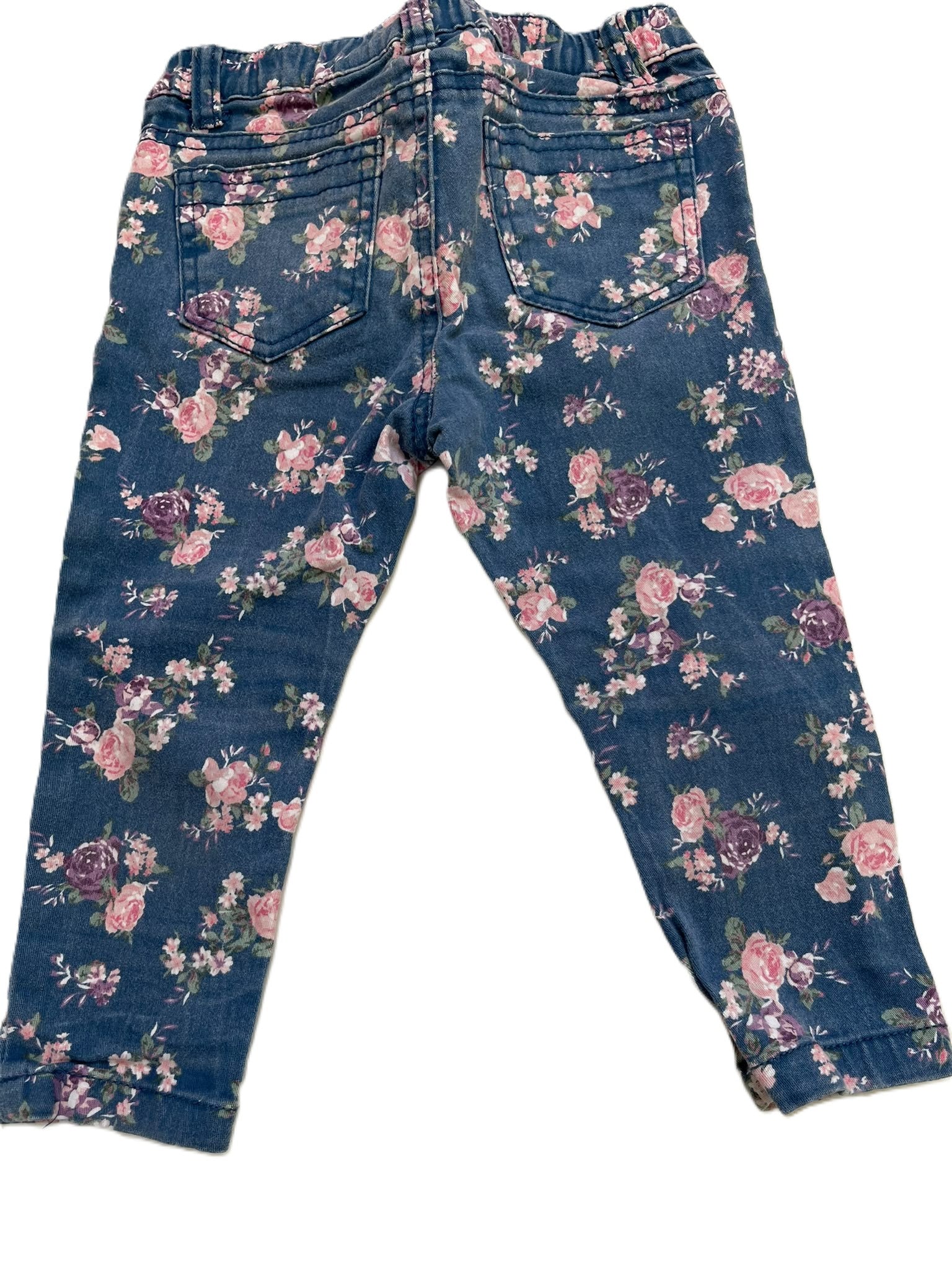 Target Floral Jeans (12-18mon)
