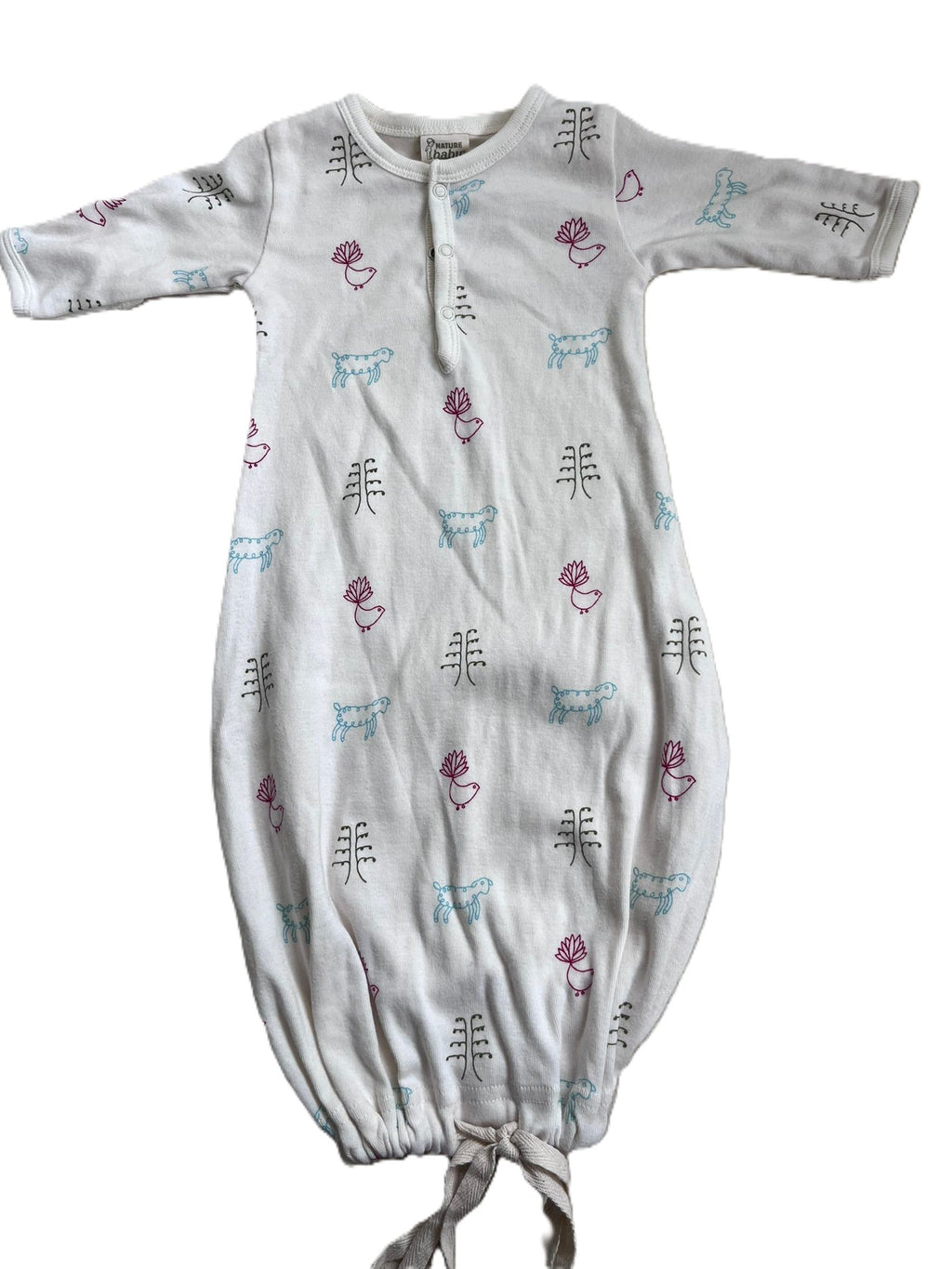 Nature Baby Fantail Sleep Gown (NB)