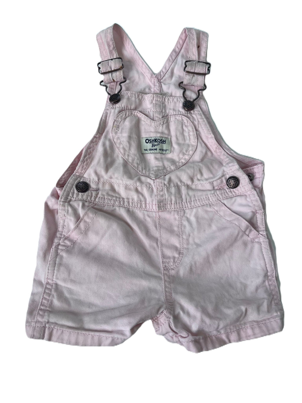 OshKosh Pink Overalls (12m)