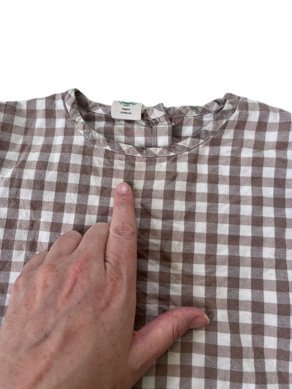 Nature Baby Gingham Shirt (1yr)